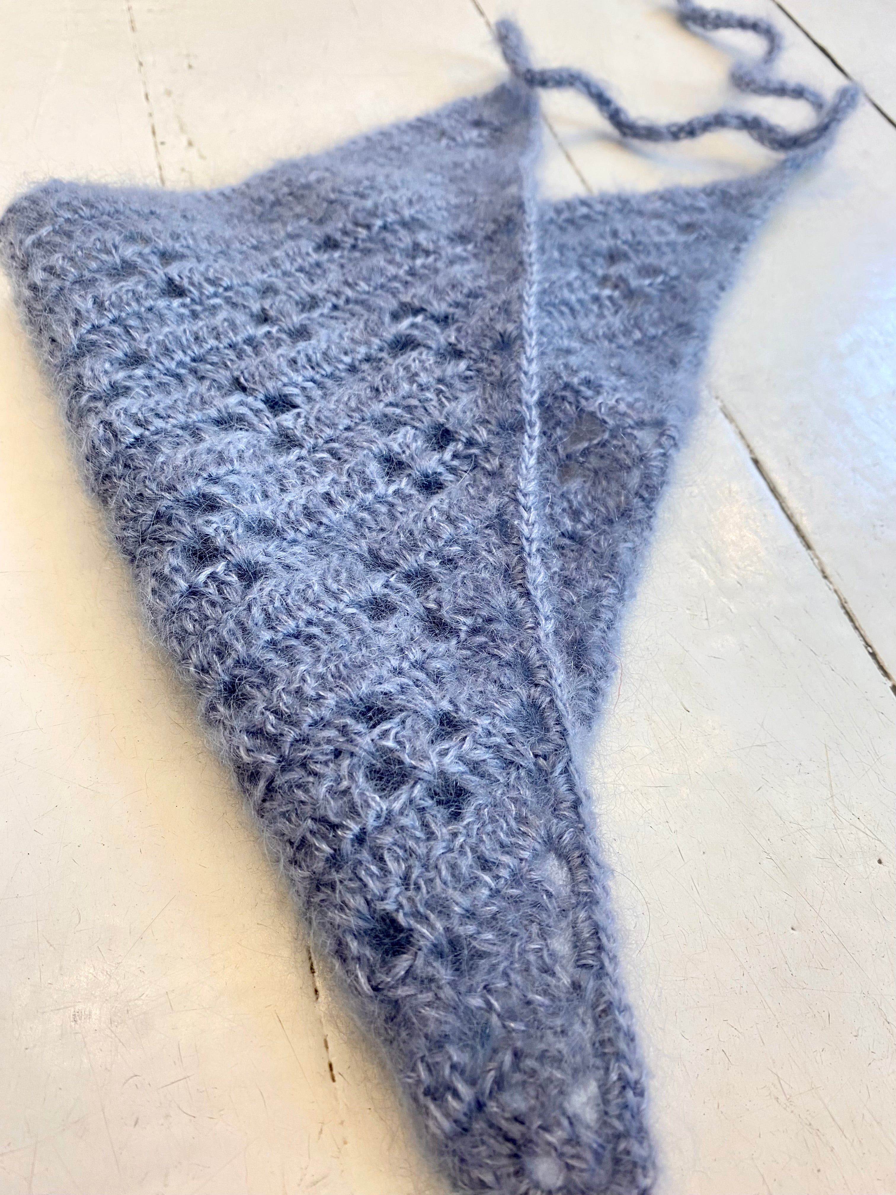 Bandana nr. 9 (støvet blå)