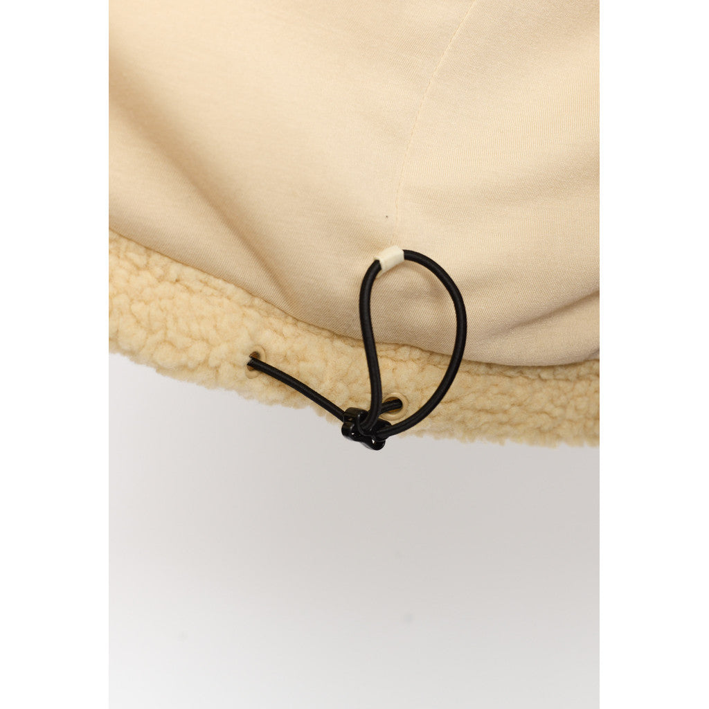 Teddy block jacket, Light brown