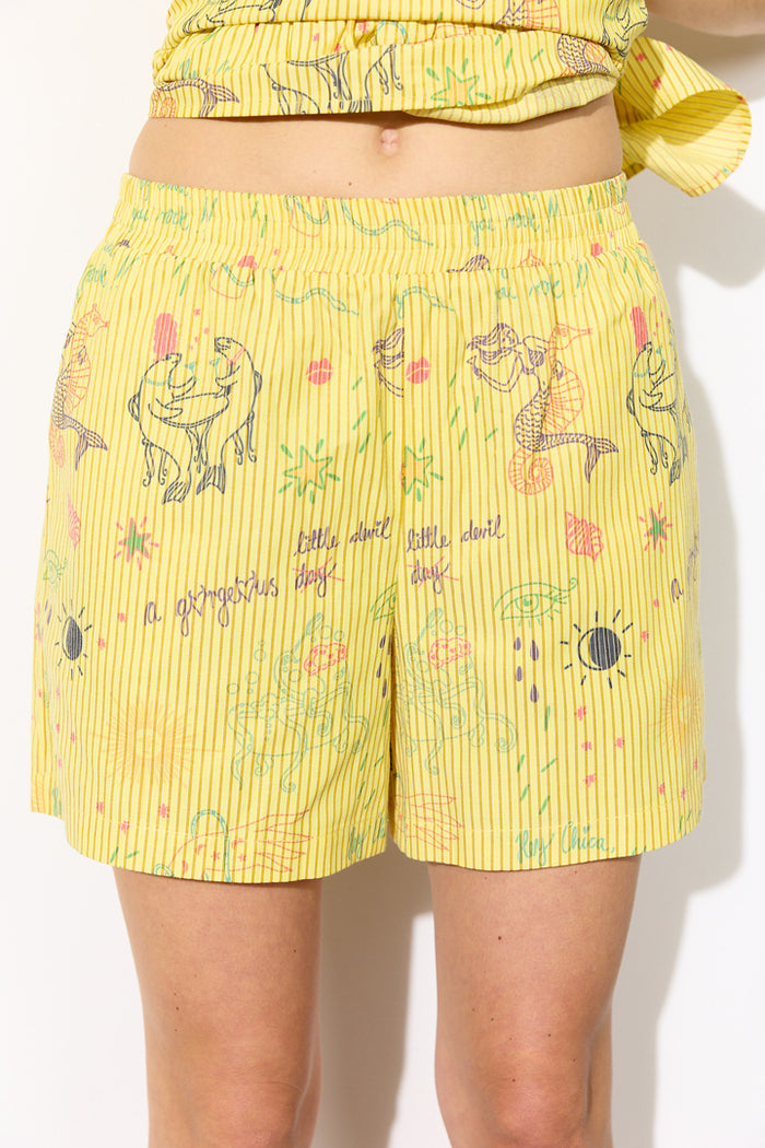 Zoe Shorts - Yellow