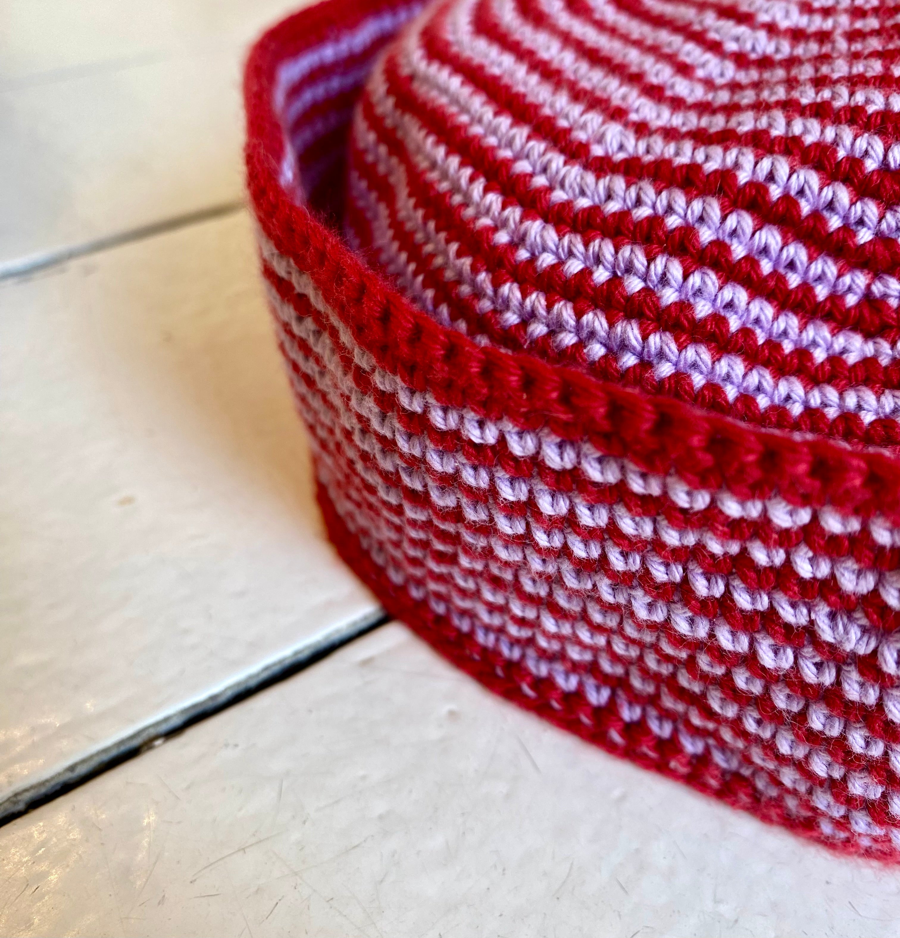 Sailor hat 9 (Rød/Lilla)