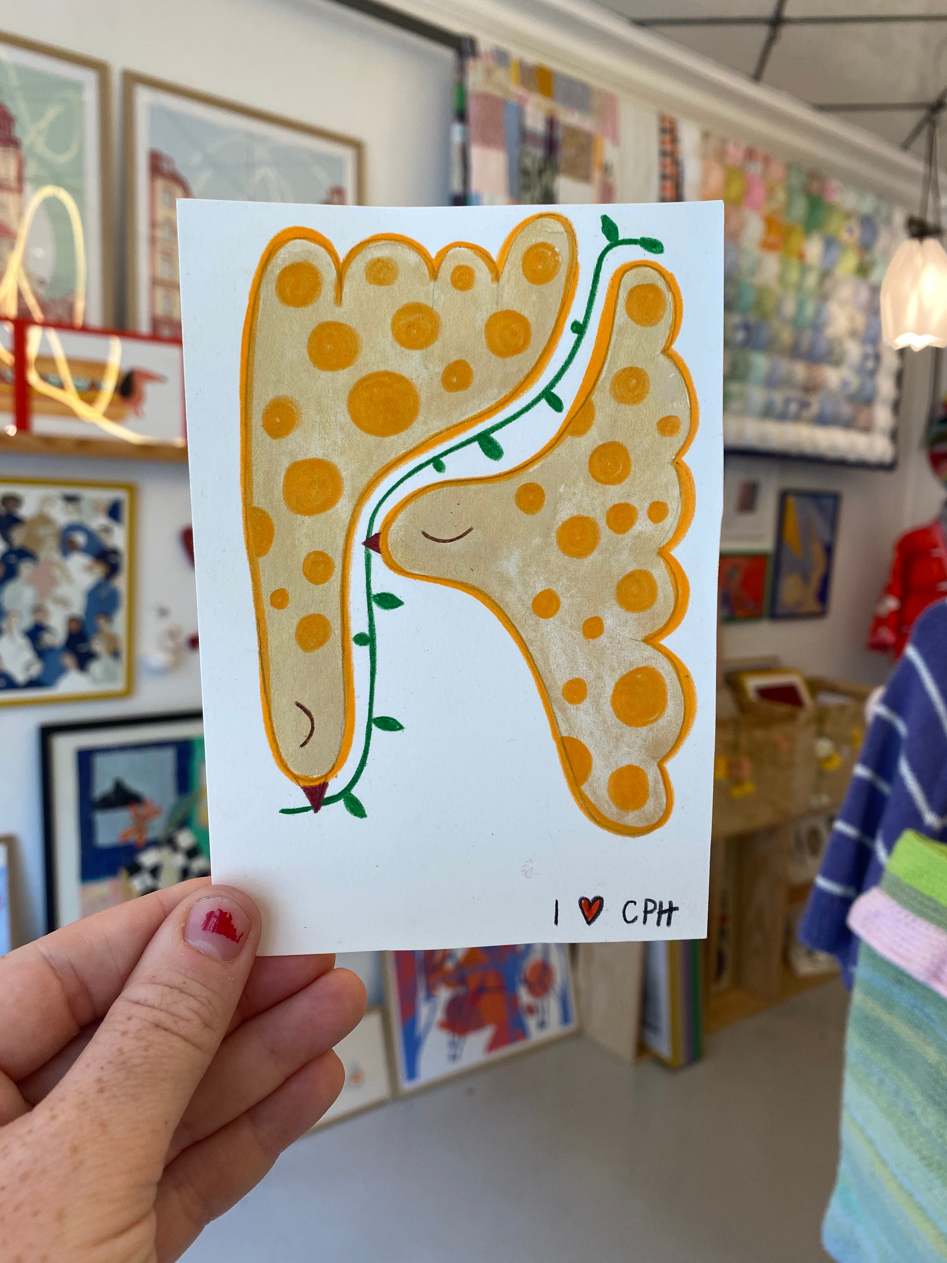 Duer - Original tegning A6