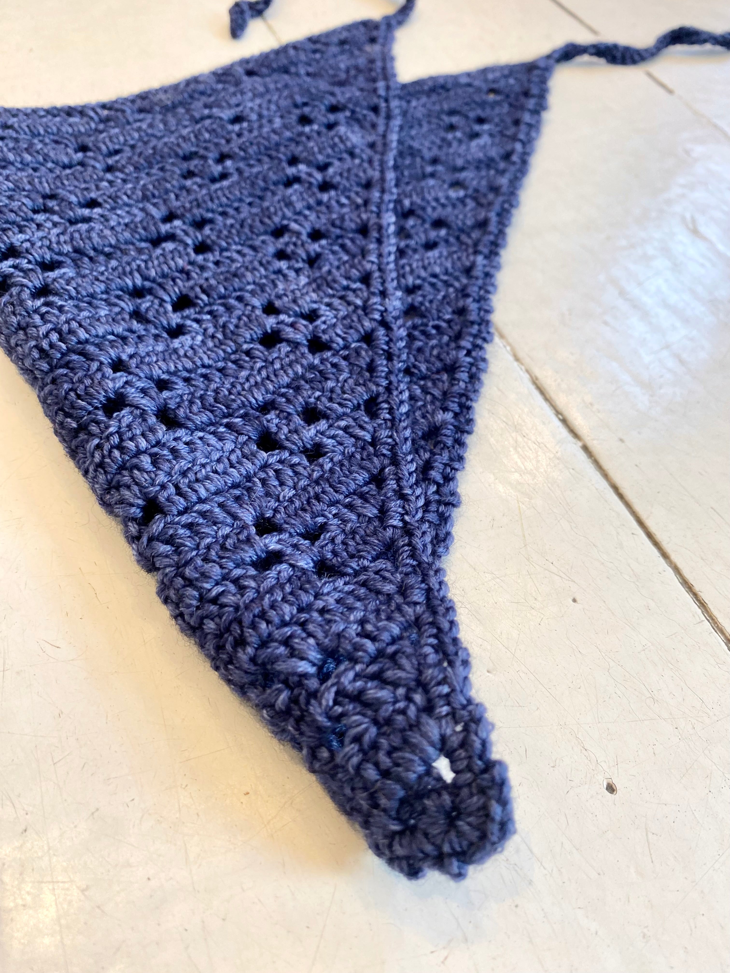 Bandana nr. 8 (mørkeblå)