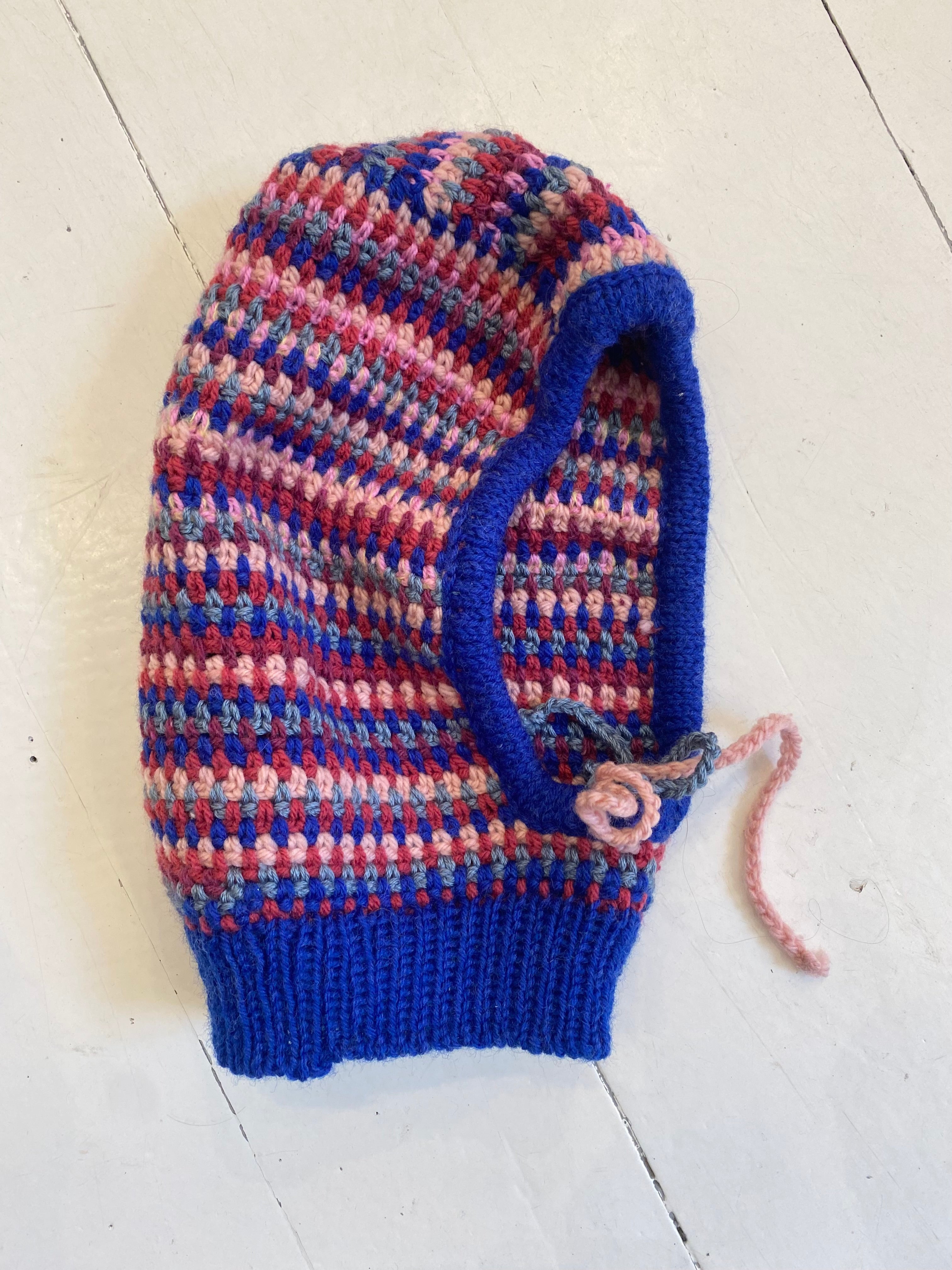 Balaclava multi blå