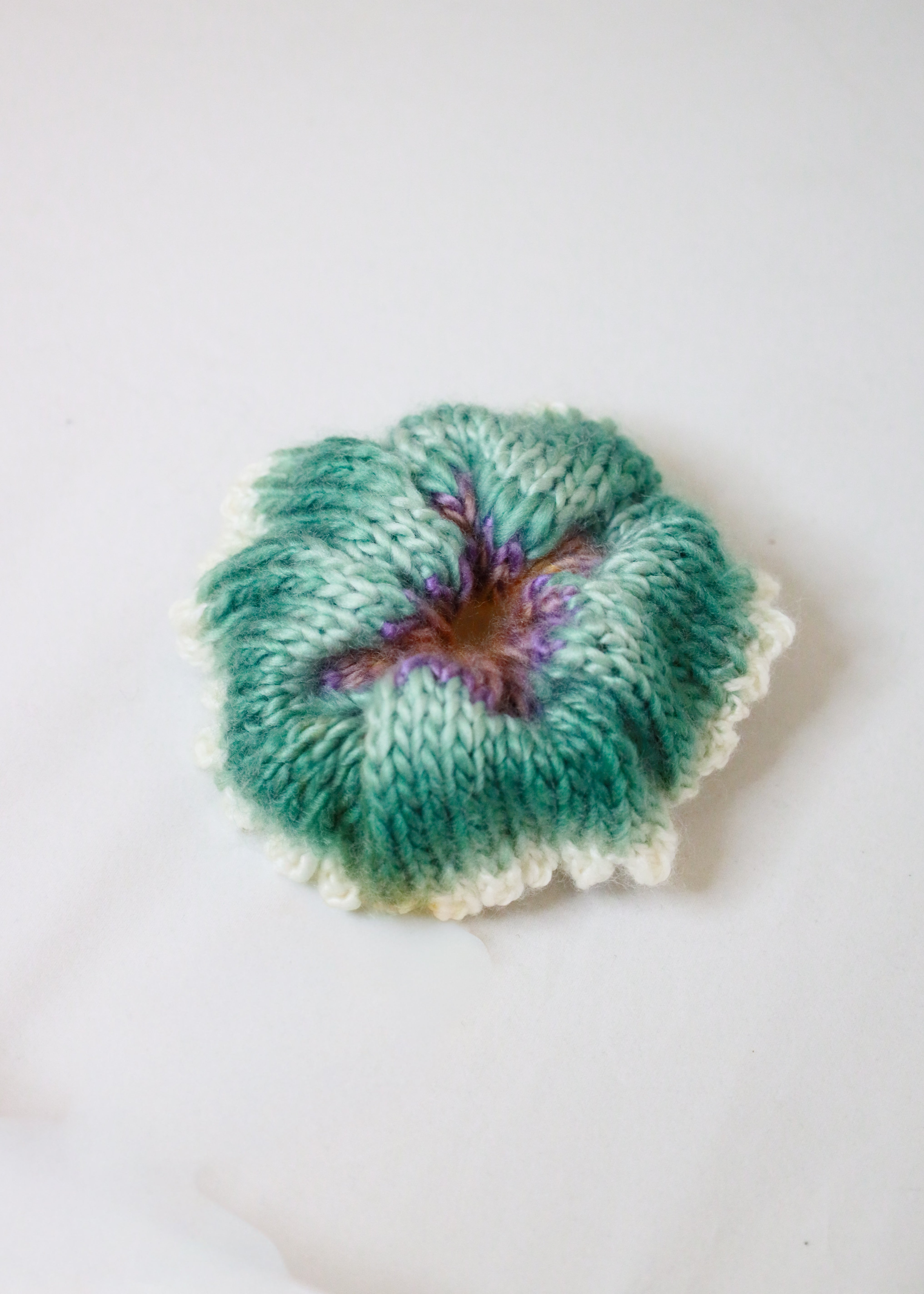 Scrunchie orange-grøn