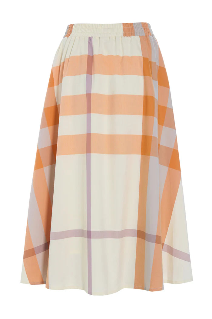 Frankie Skirt - Orange check