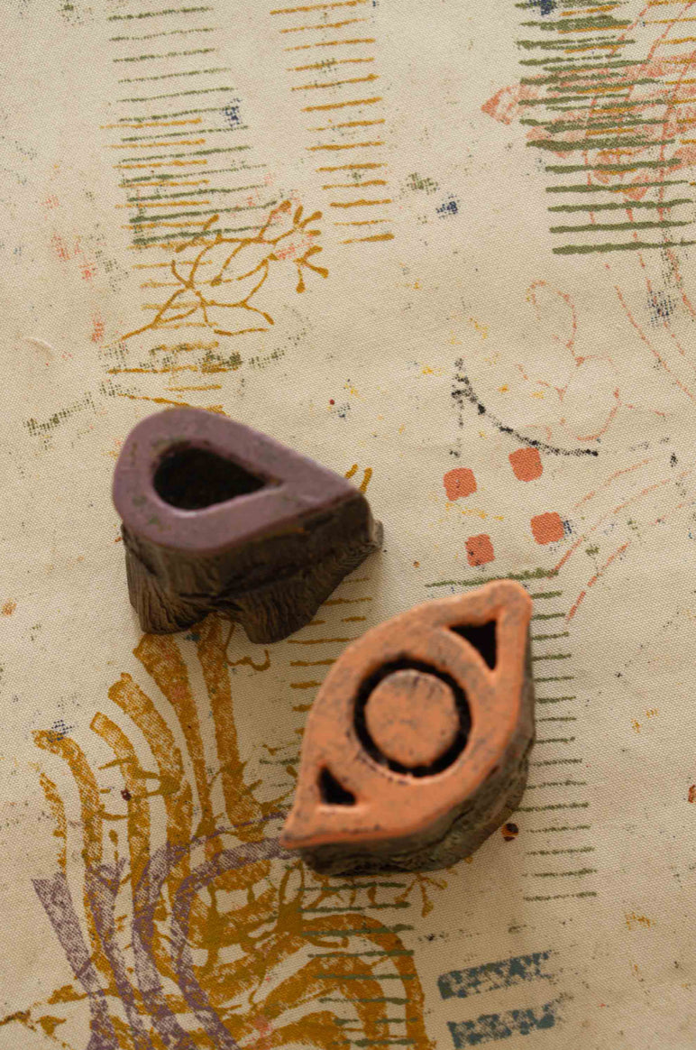 Solbrilleetui med syrisk blokprint