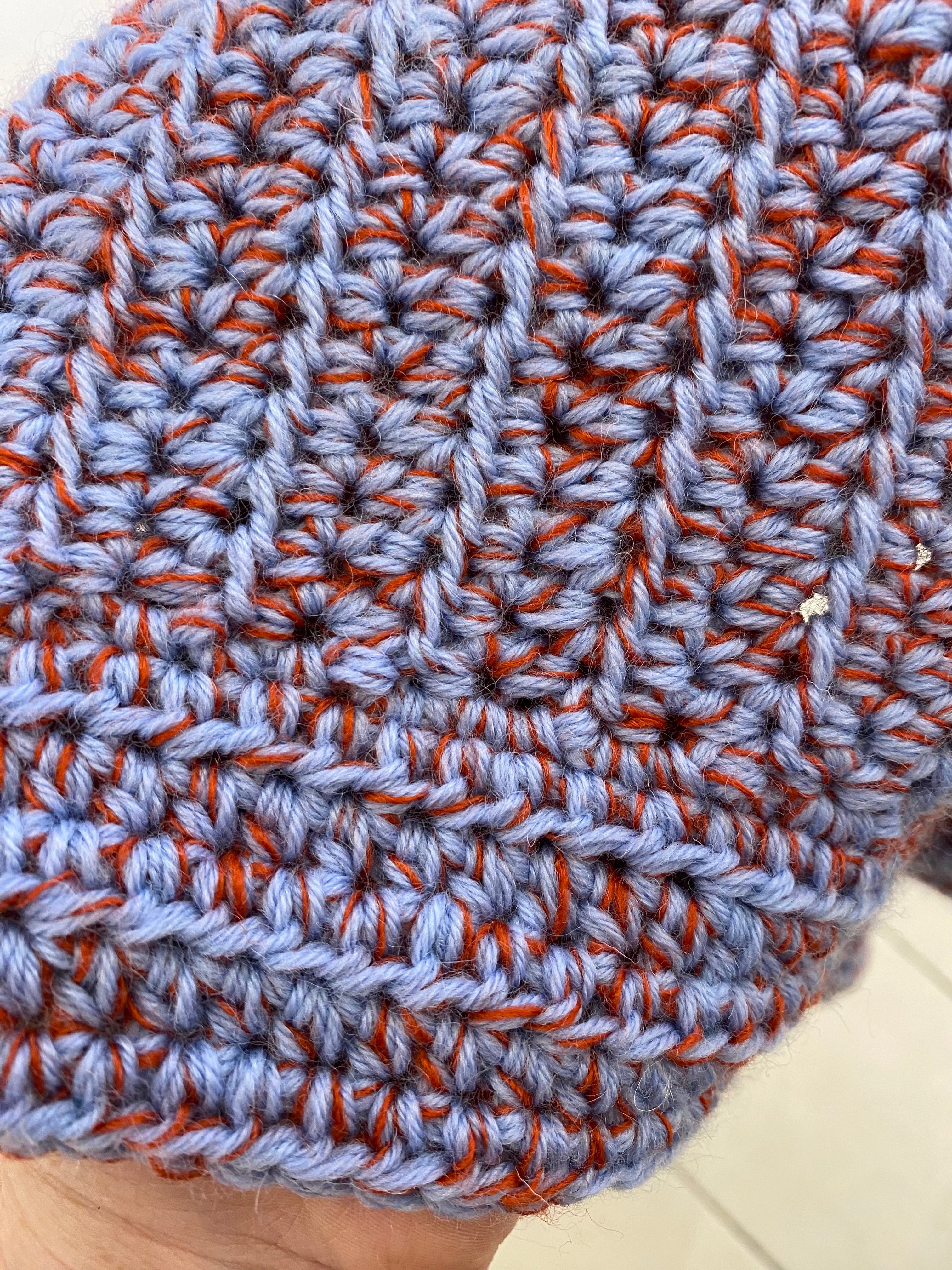 Bonnet / Hætte Lyseblå rust