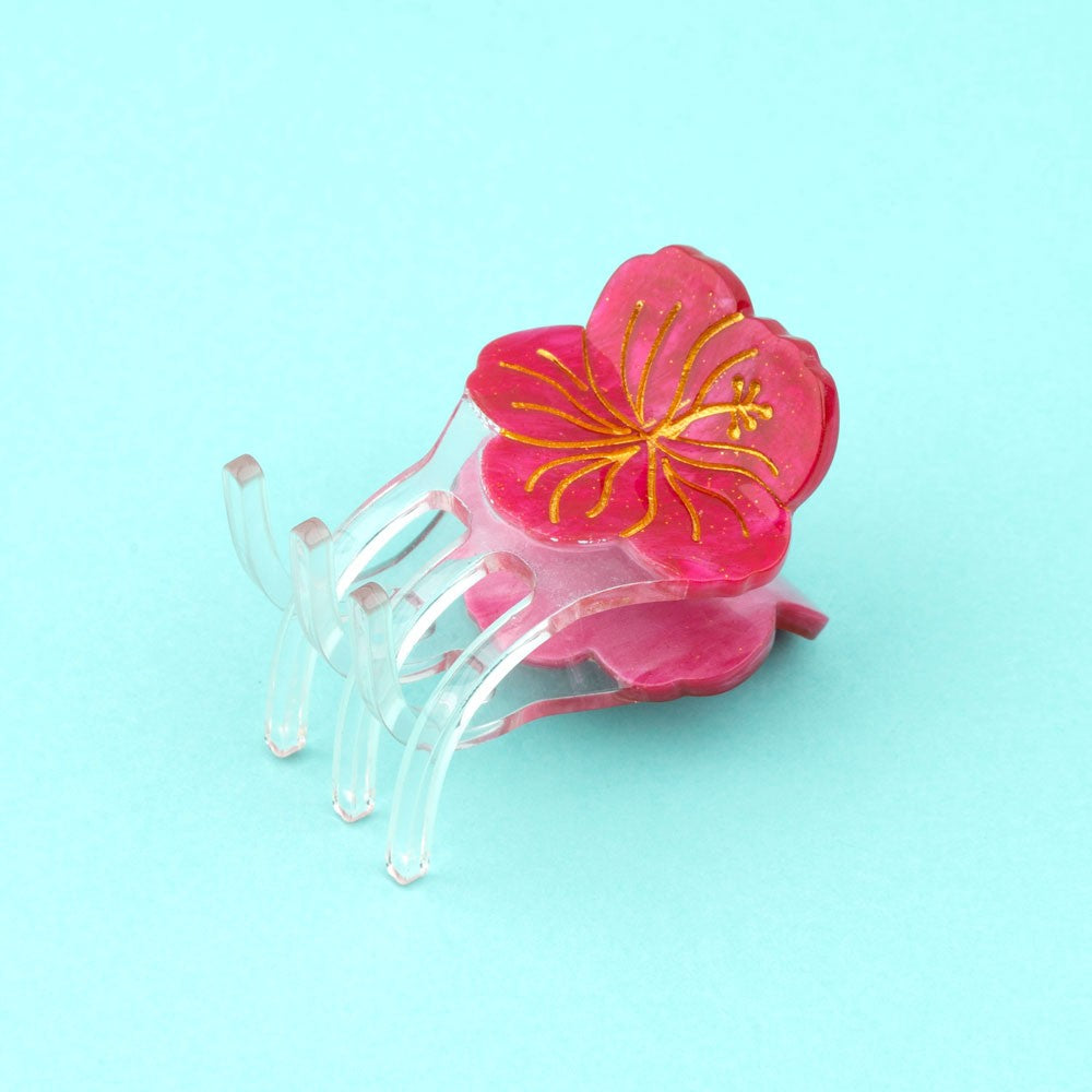 Mini Hibiscus hårklemme