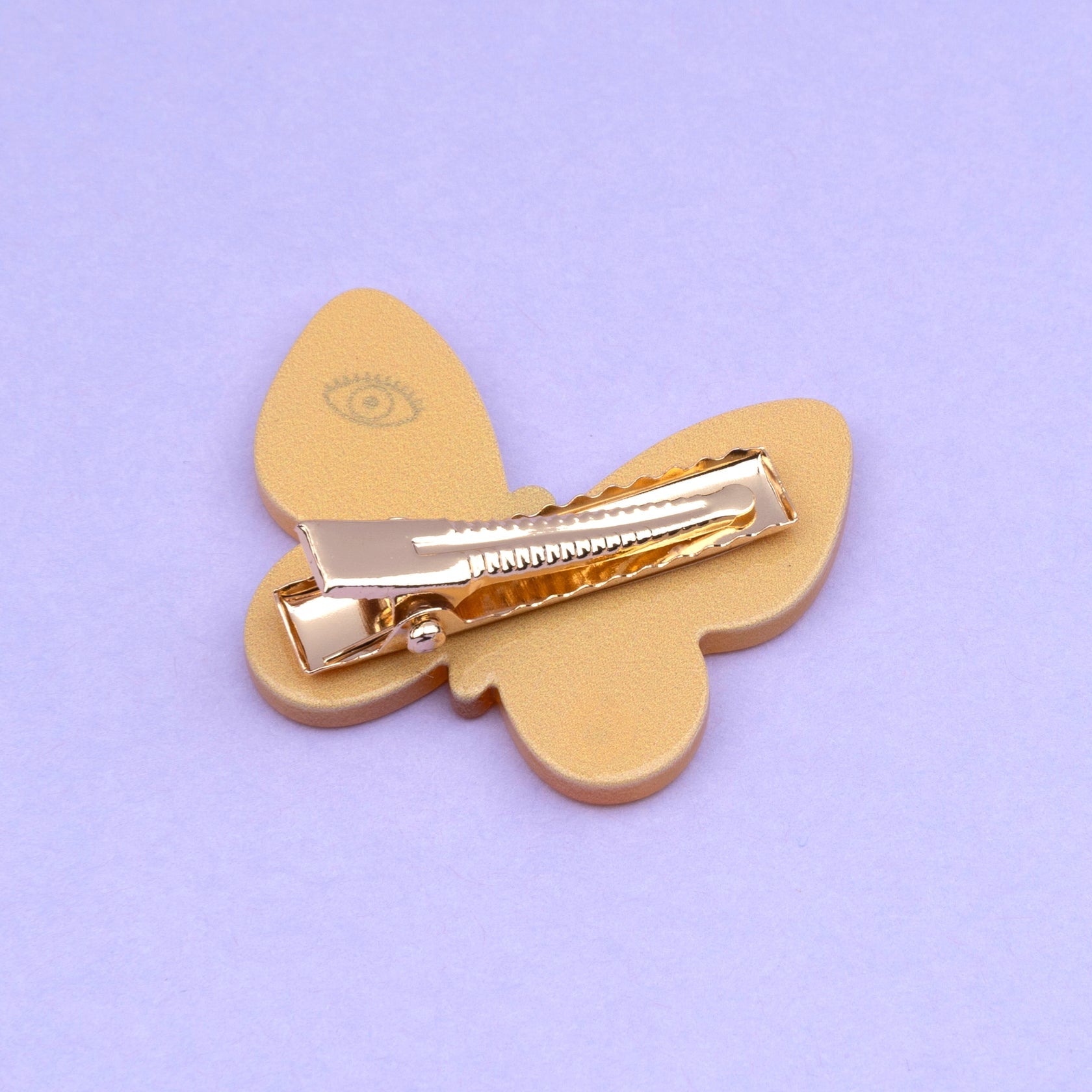 Gul sommerfugl Hårklip