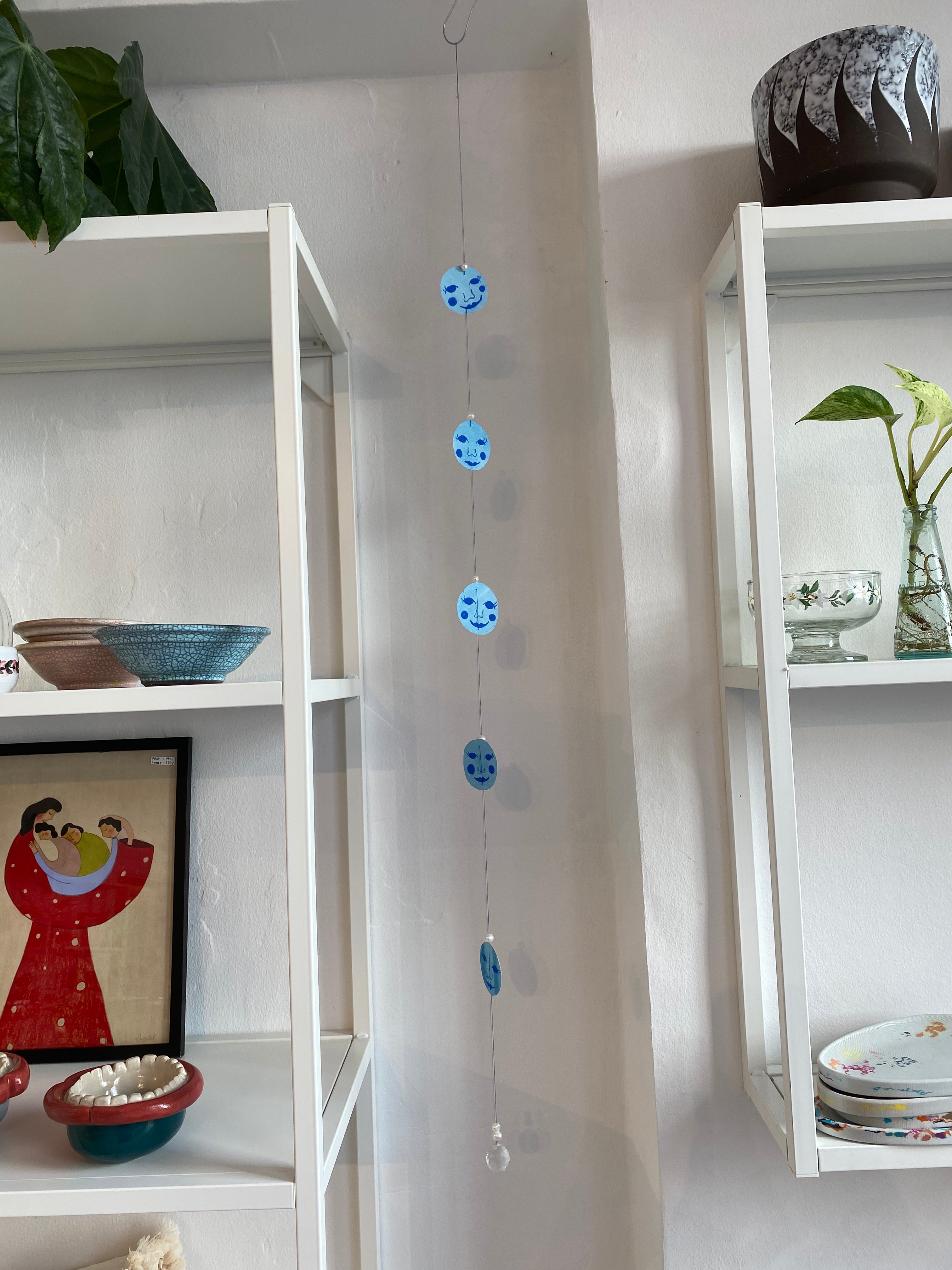 "Moons" / Original hanging decoration