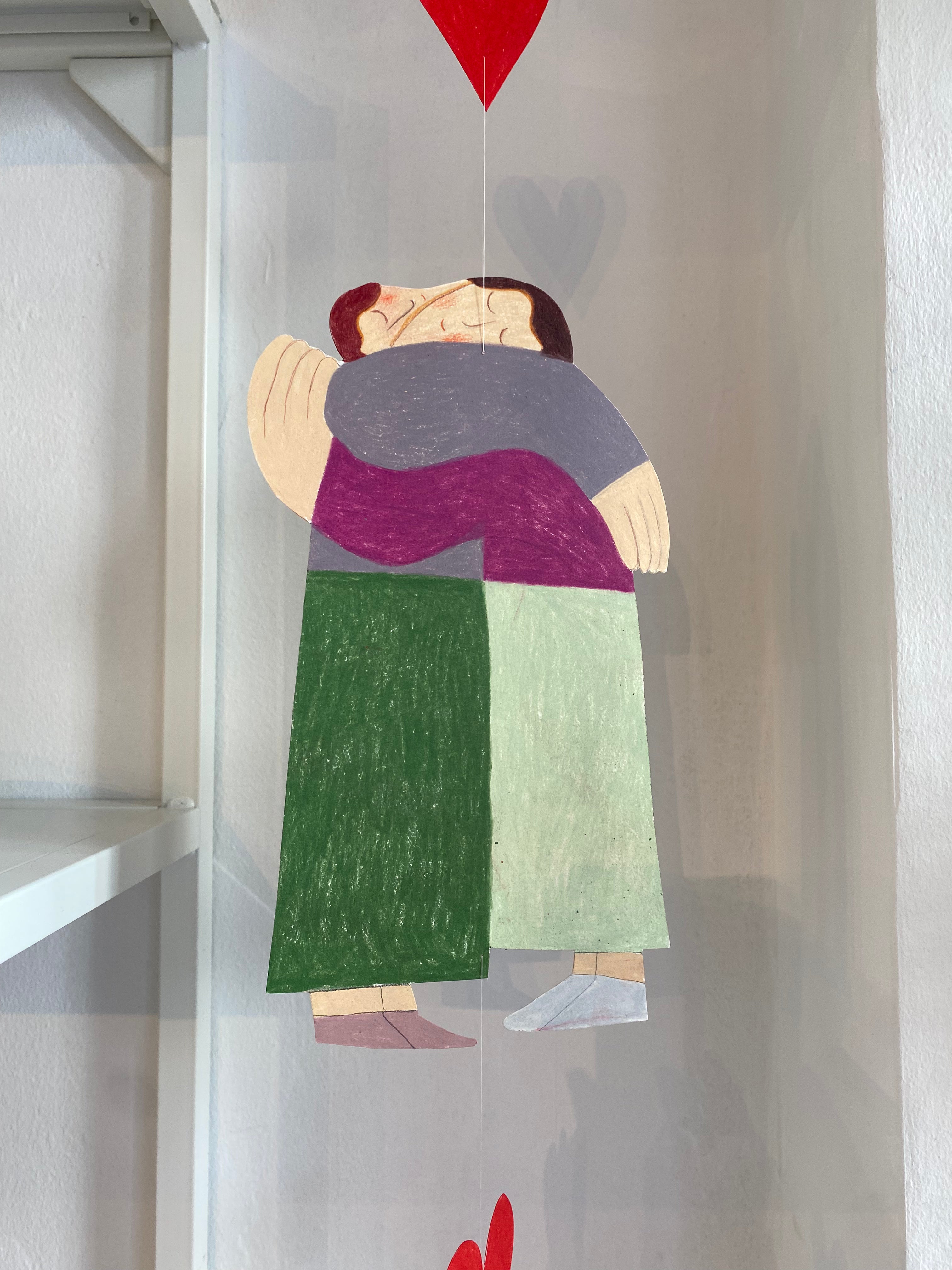 "Lovers" / Original hanging decoration