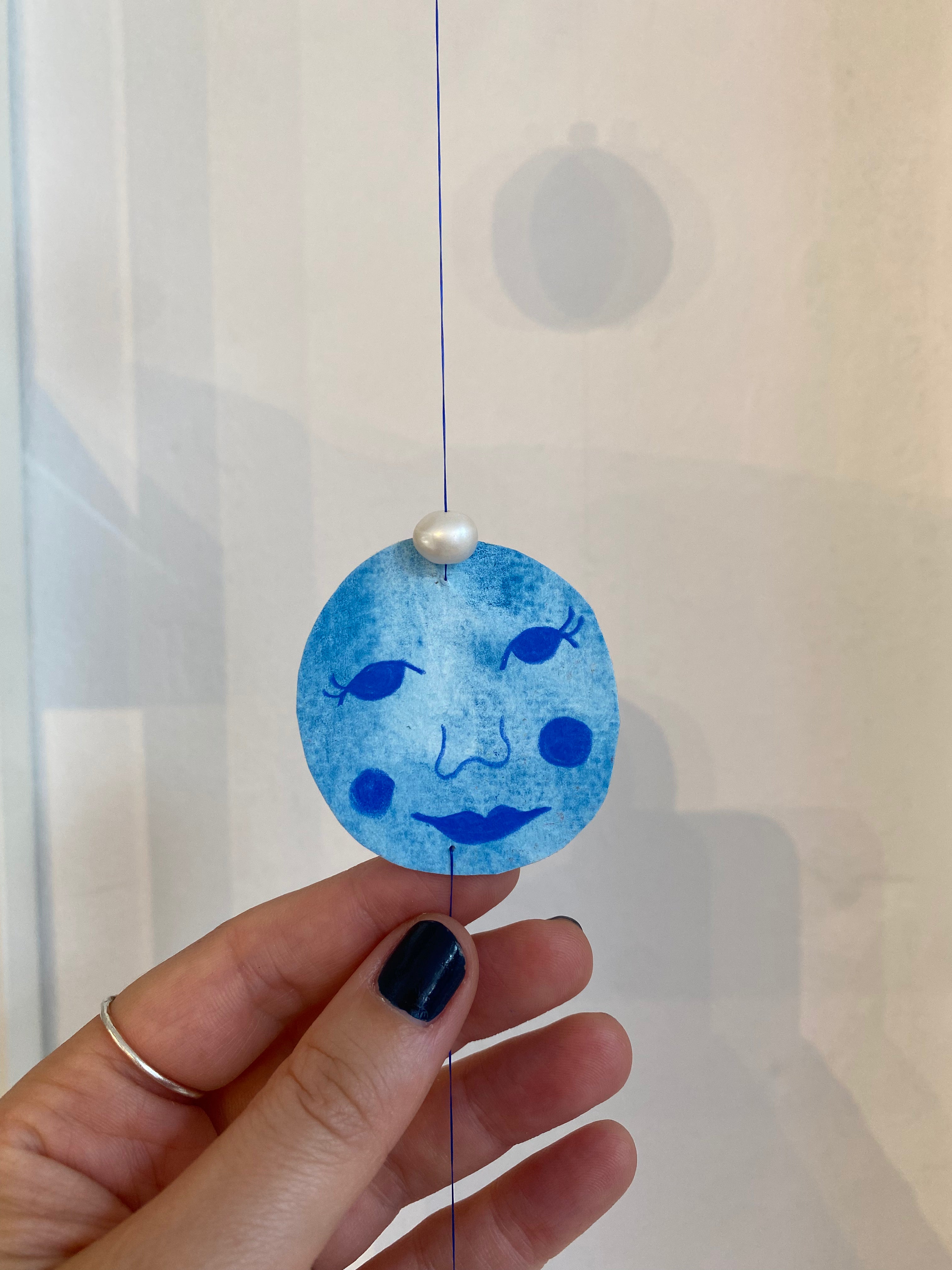 "Moons" / Original hanging decoration