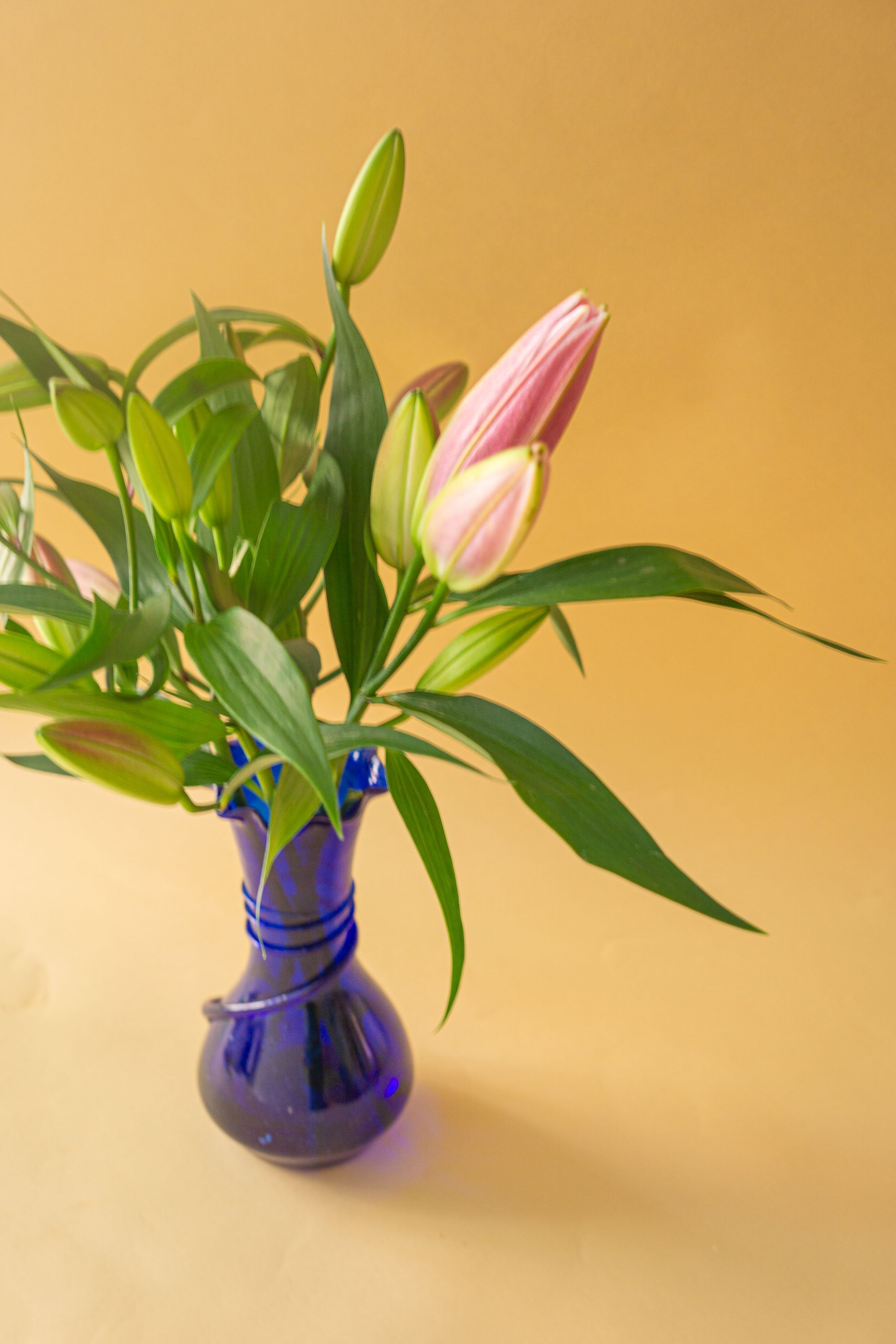 Store mundblæste glasvaser