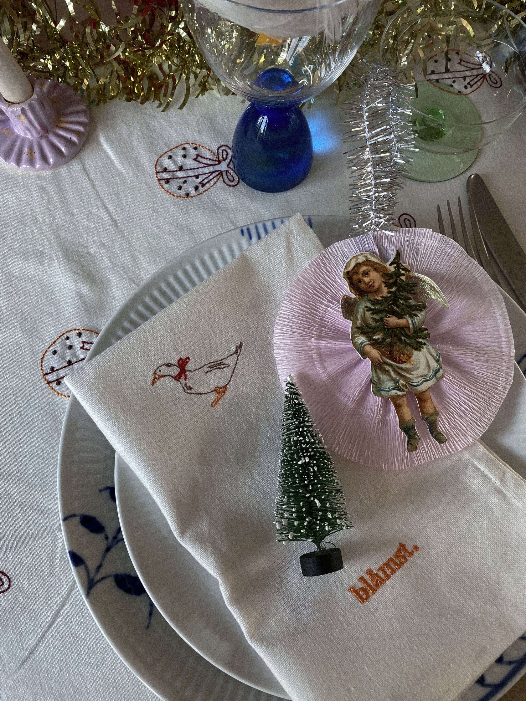 Stofservietter, Gås, 2pak