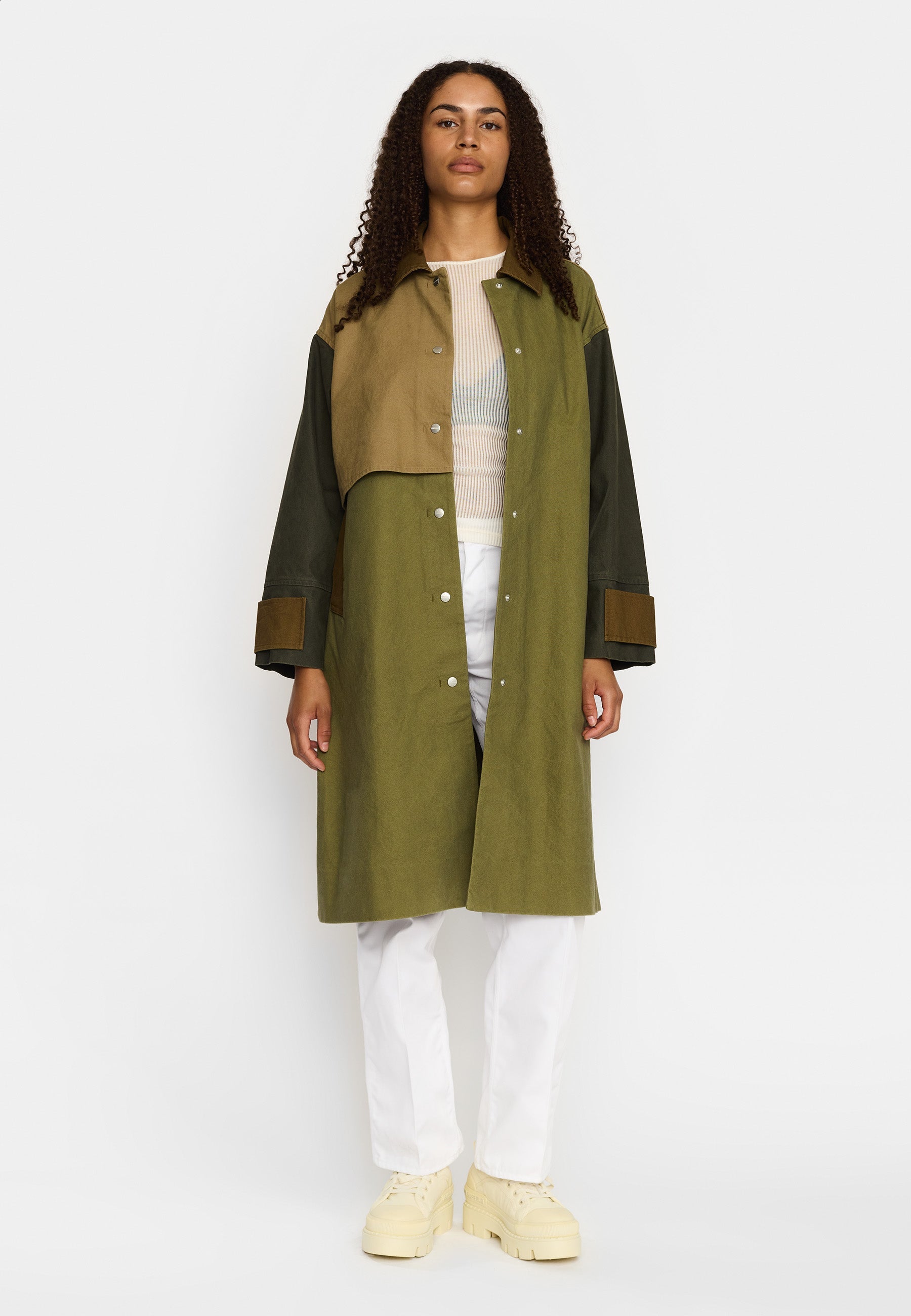 Block trenchcoat - Army