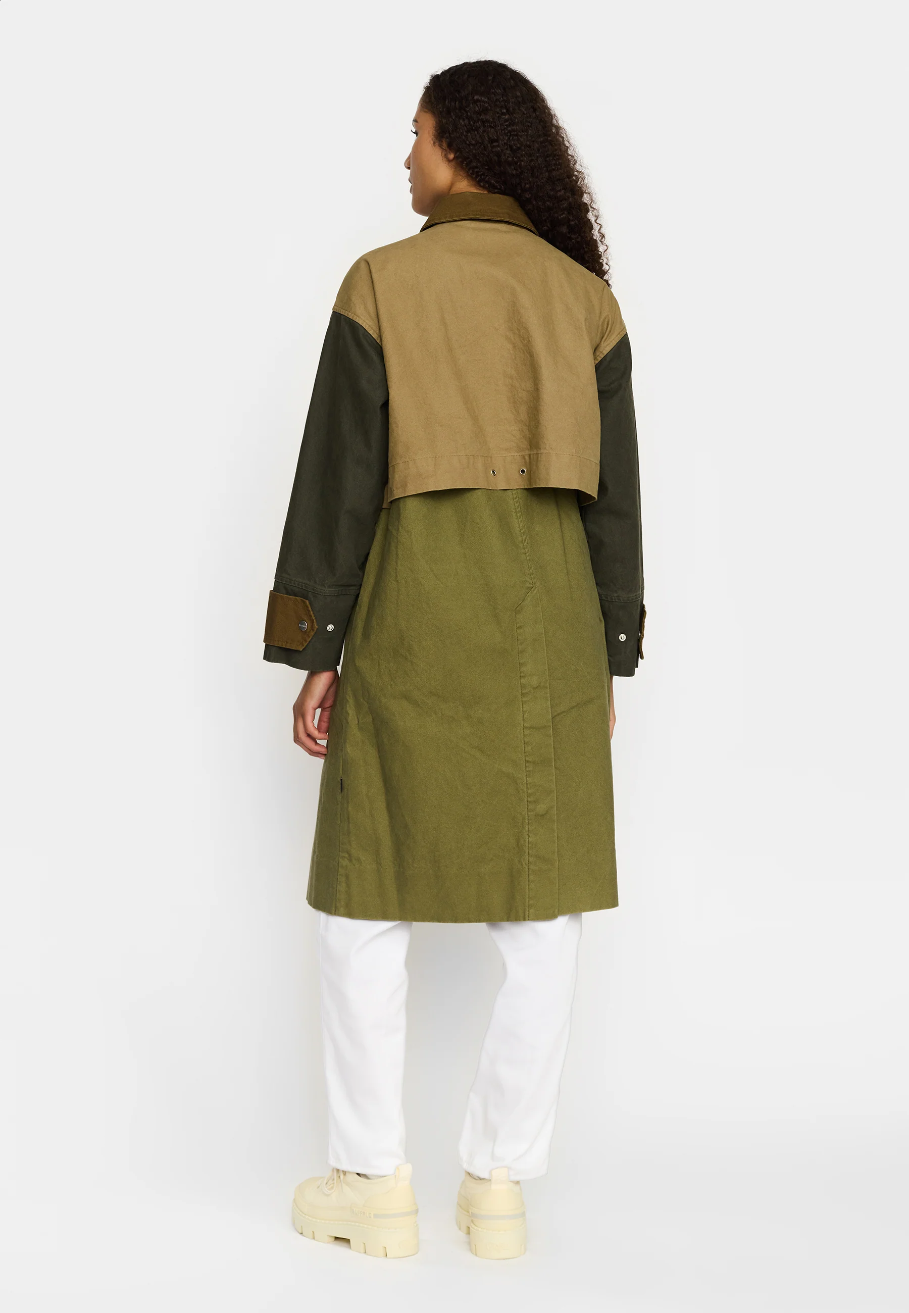 Block trenchcoat - Army