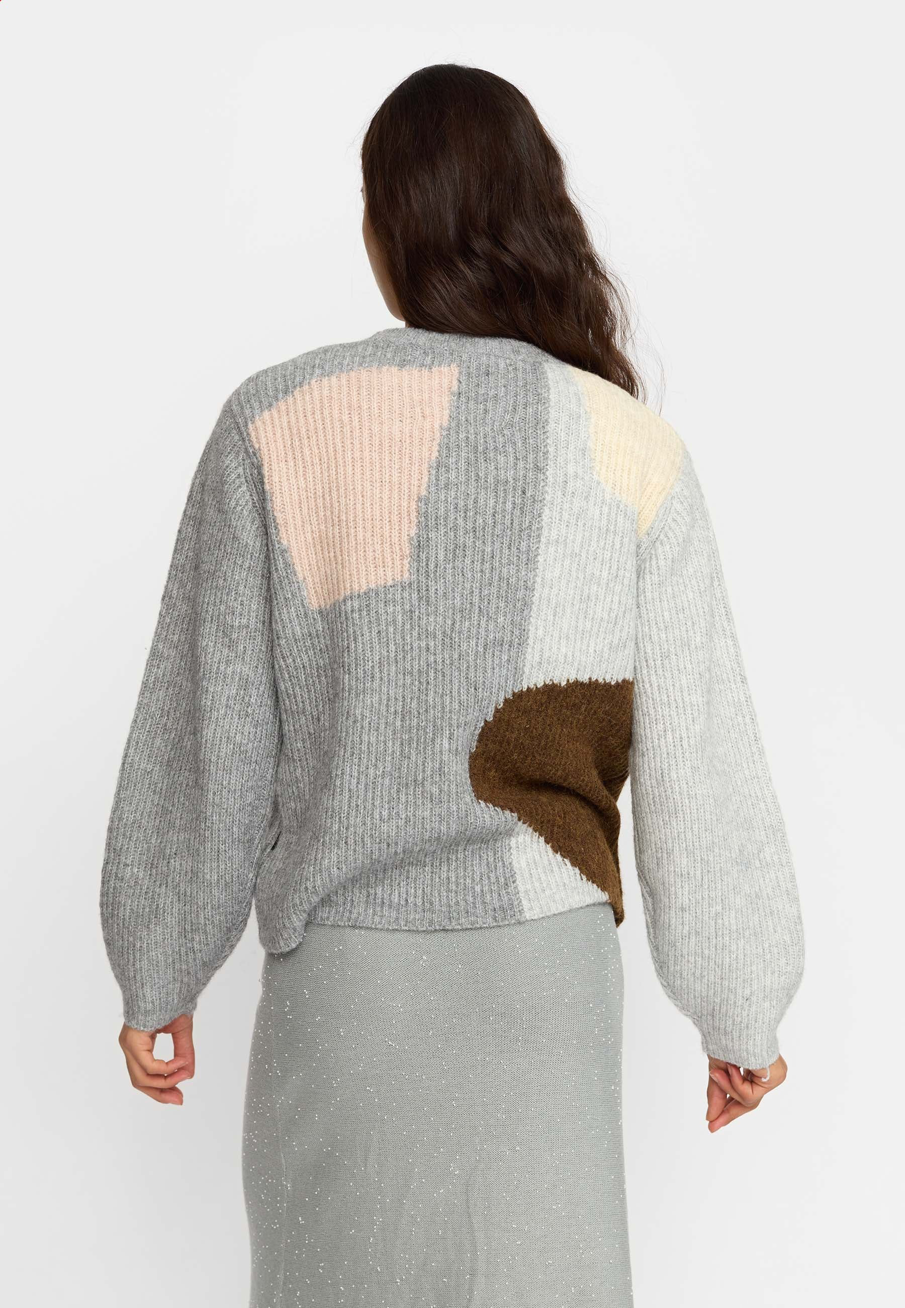 Color block sweater