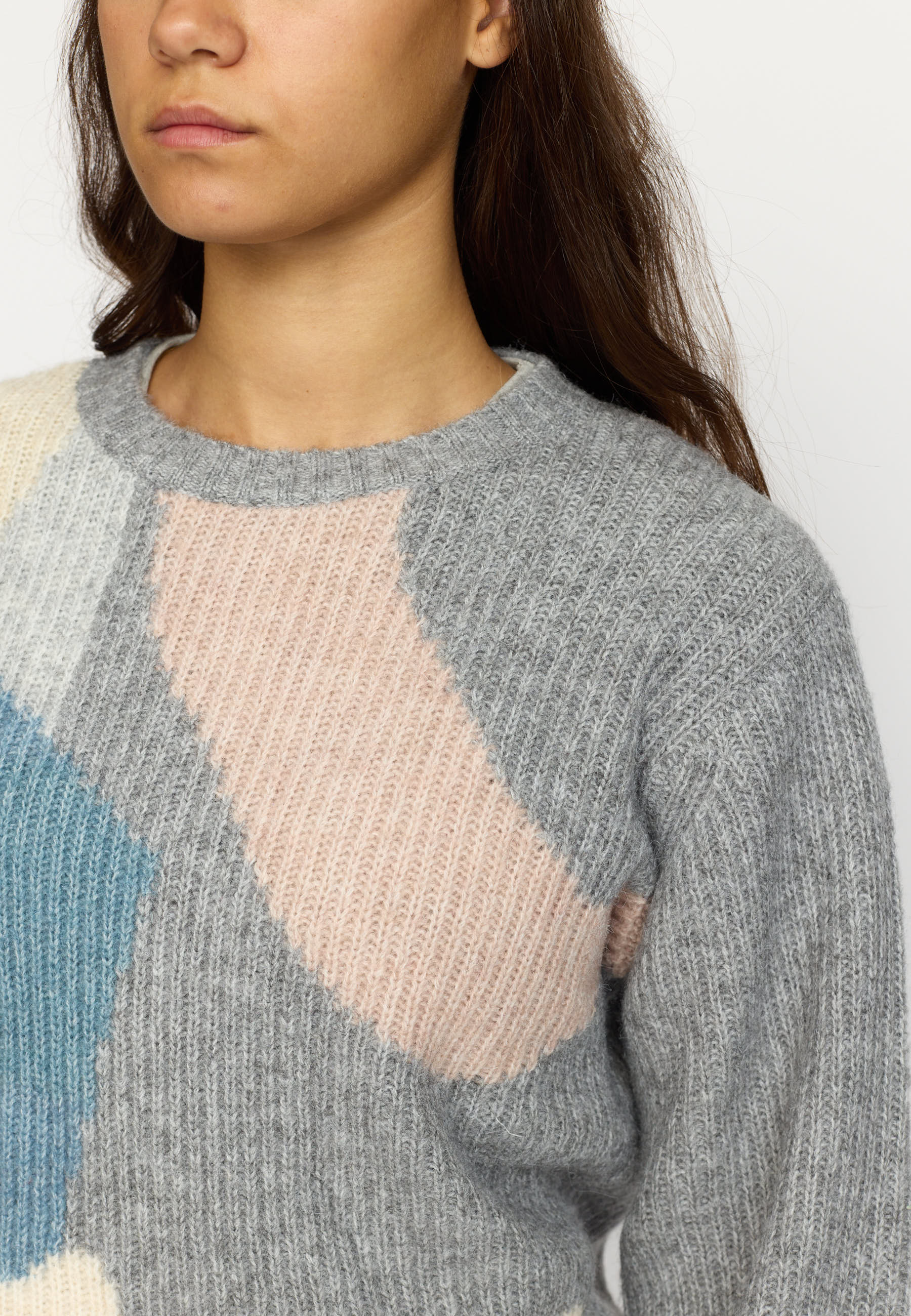 Color block sweater