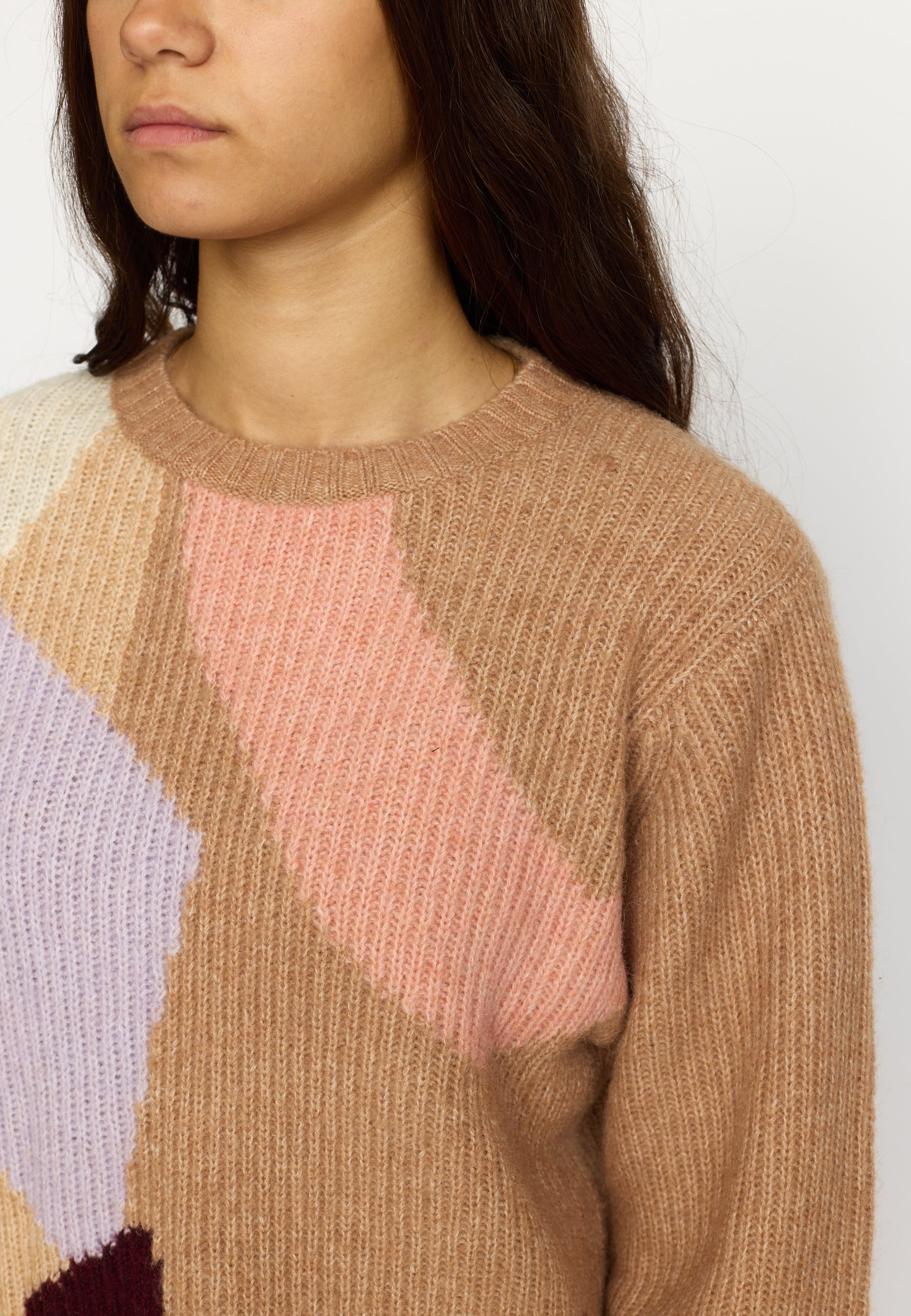 Color block sweater