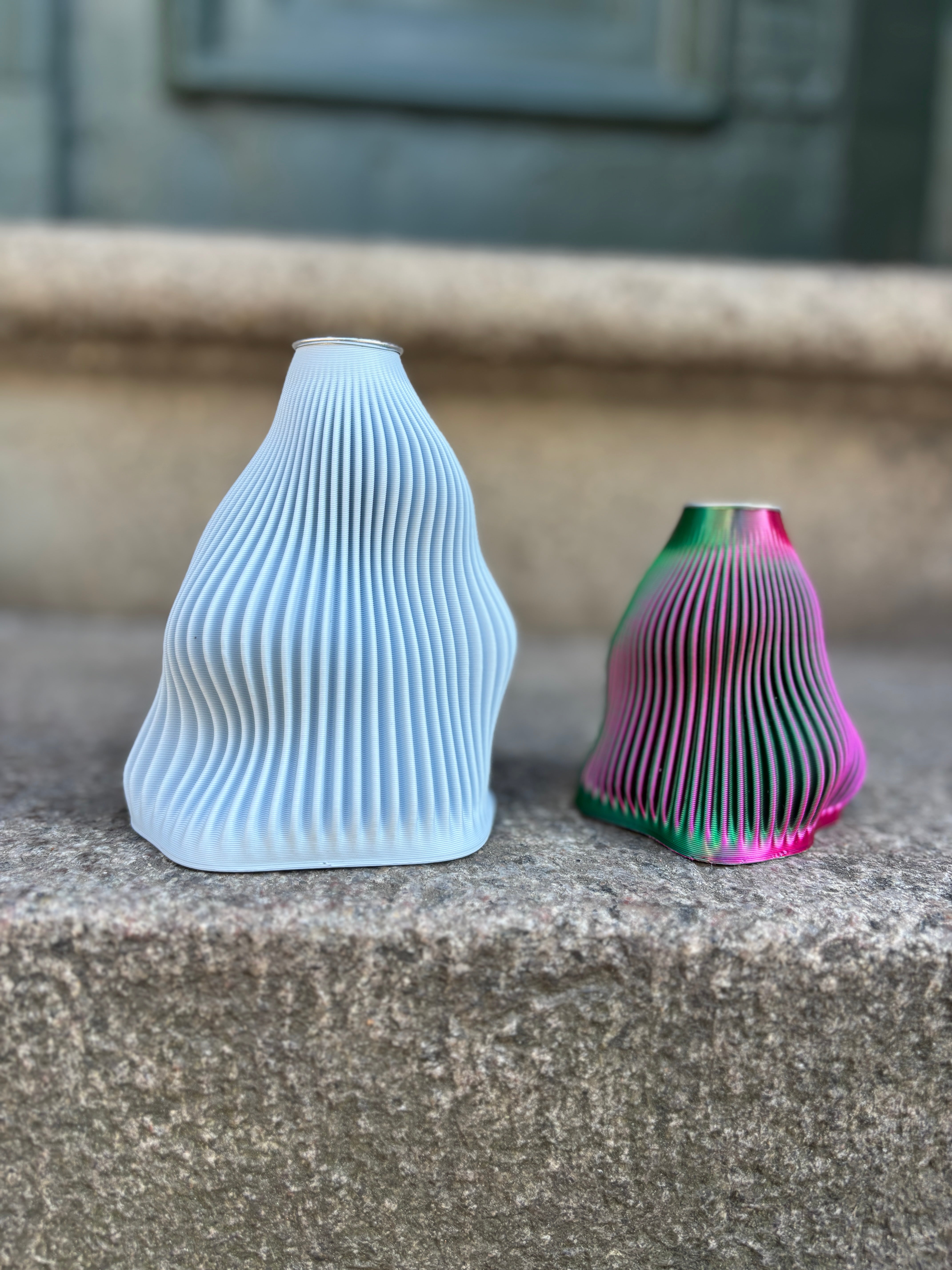 3D print candle holder small- Raspberry blush
