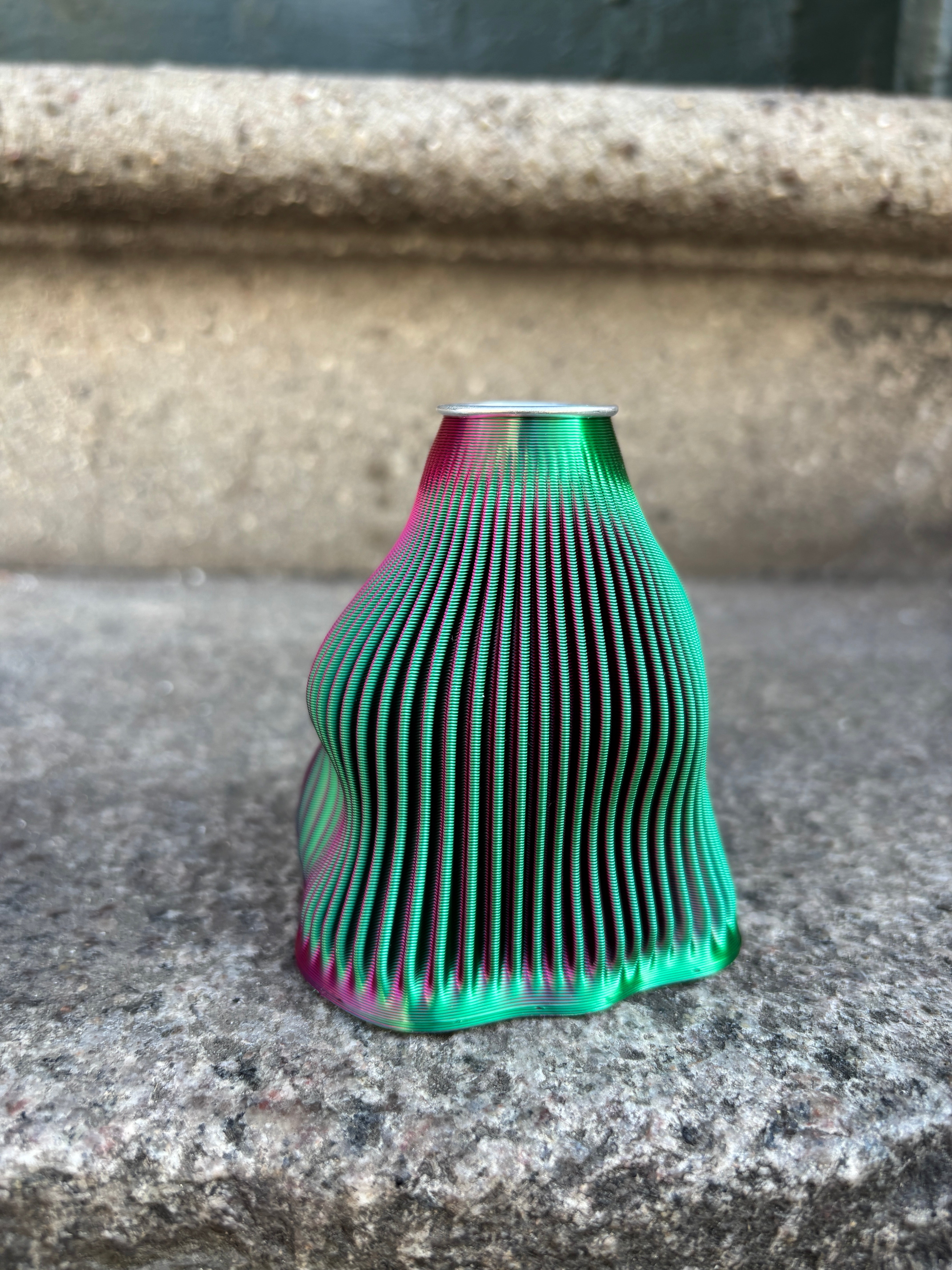 3D print candle holder small- Raspberry blush