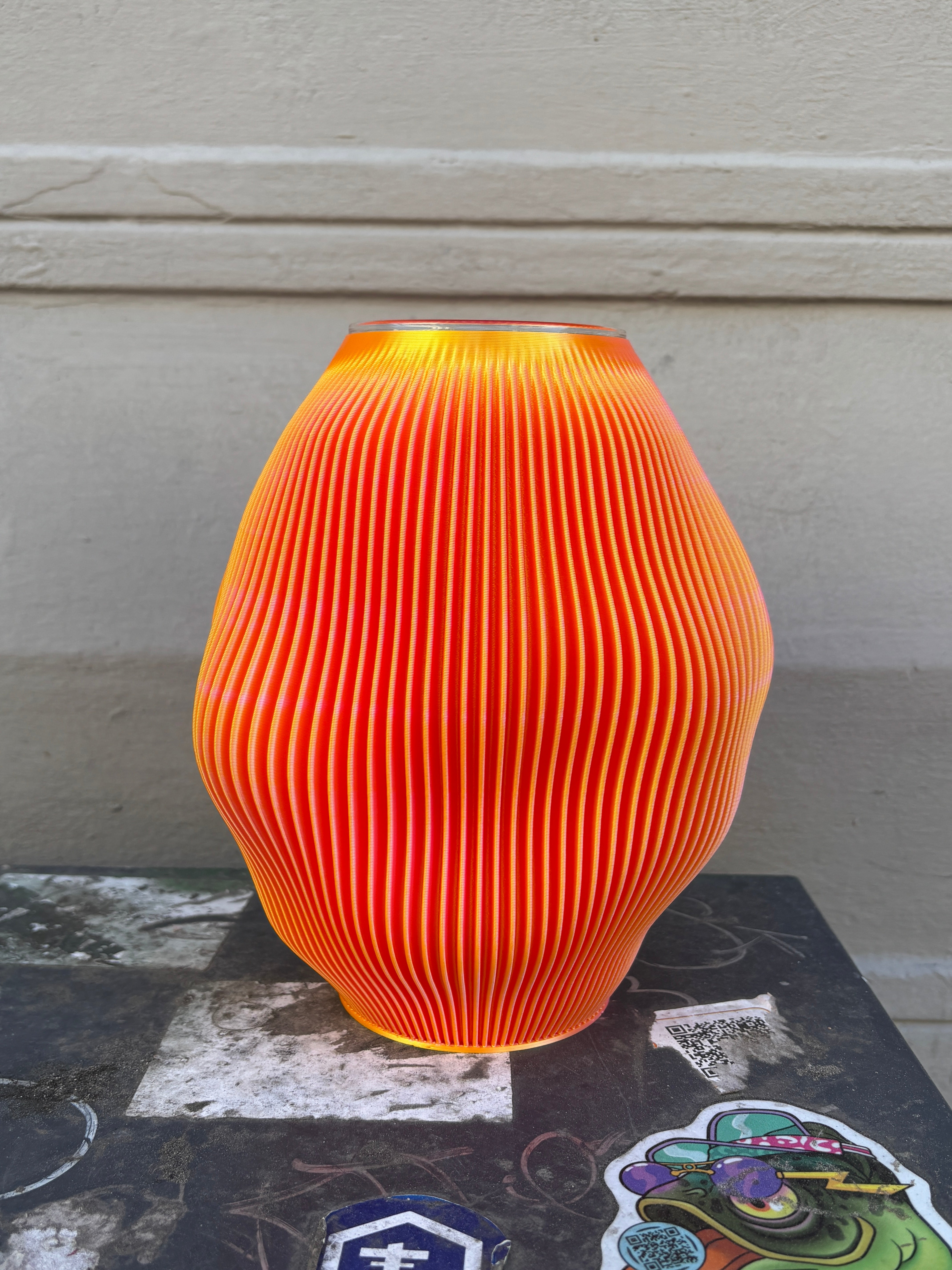 3D print vase - Rose Gold