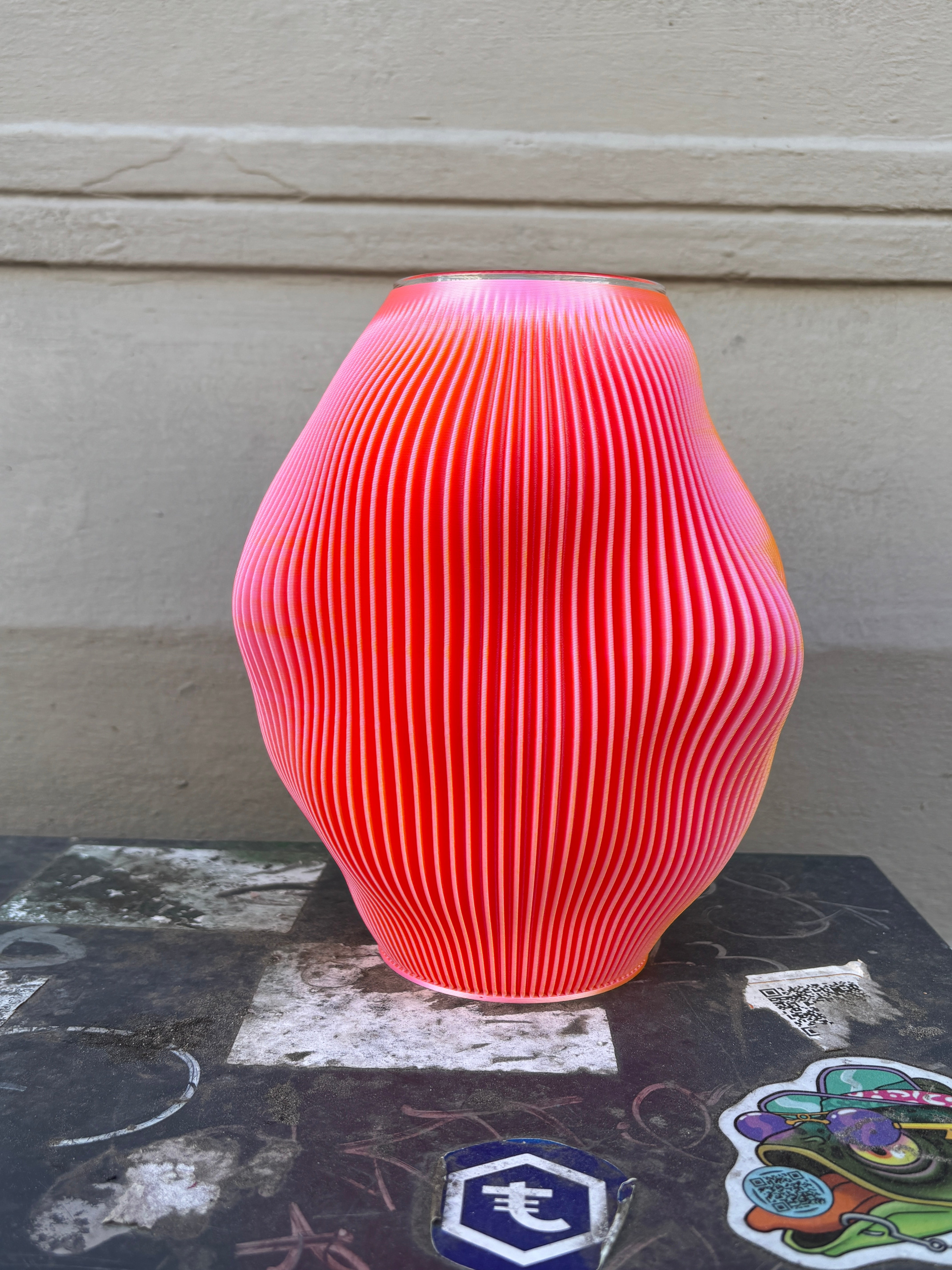 3D print vase - Rose Gold