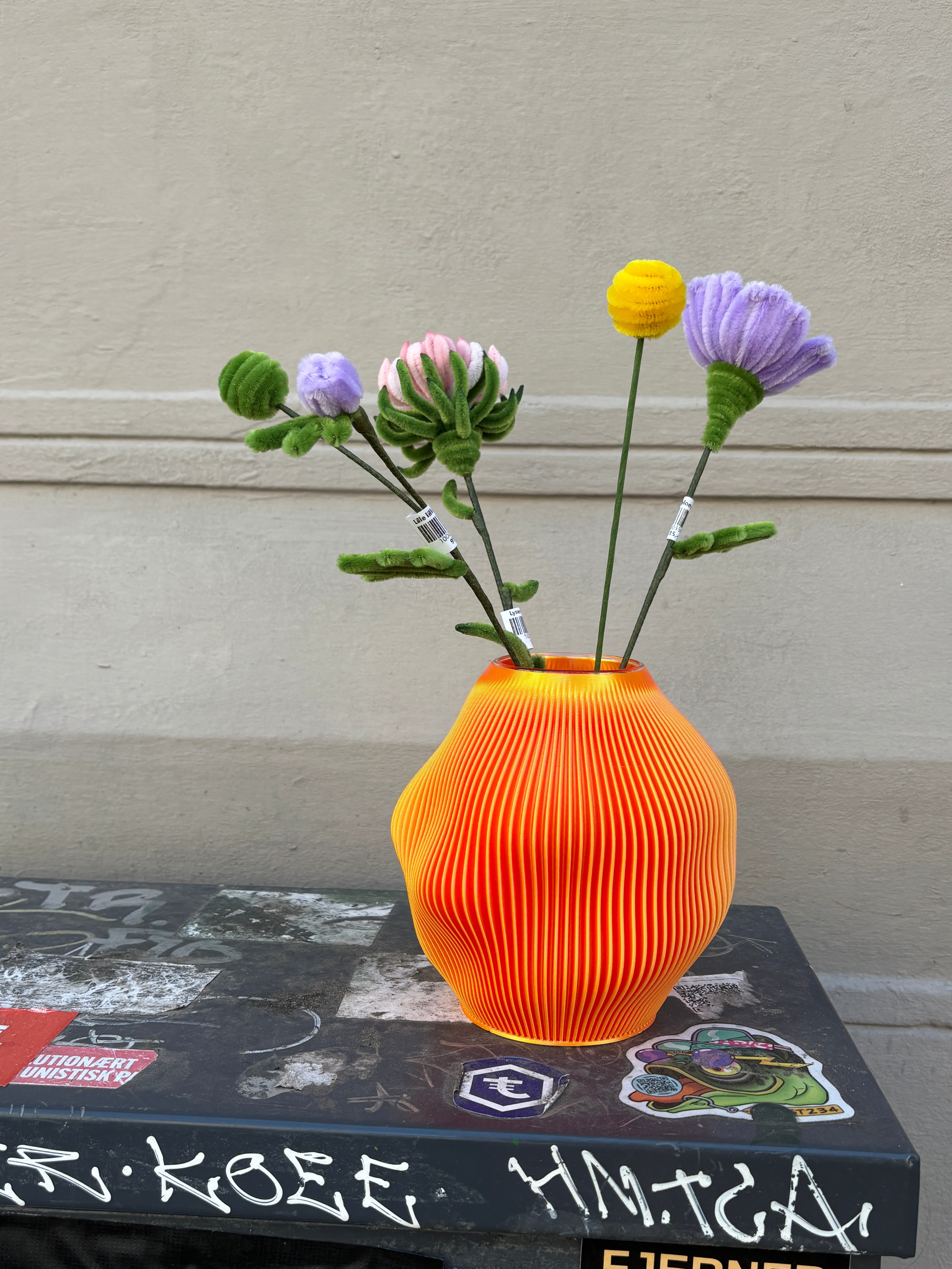3D print vase - Rose gold