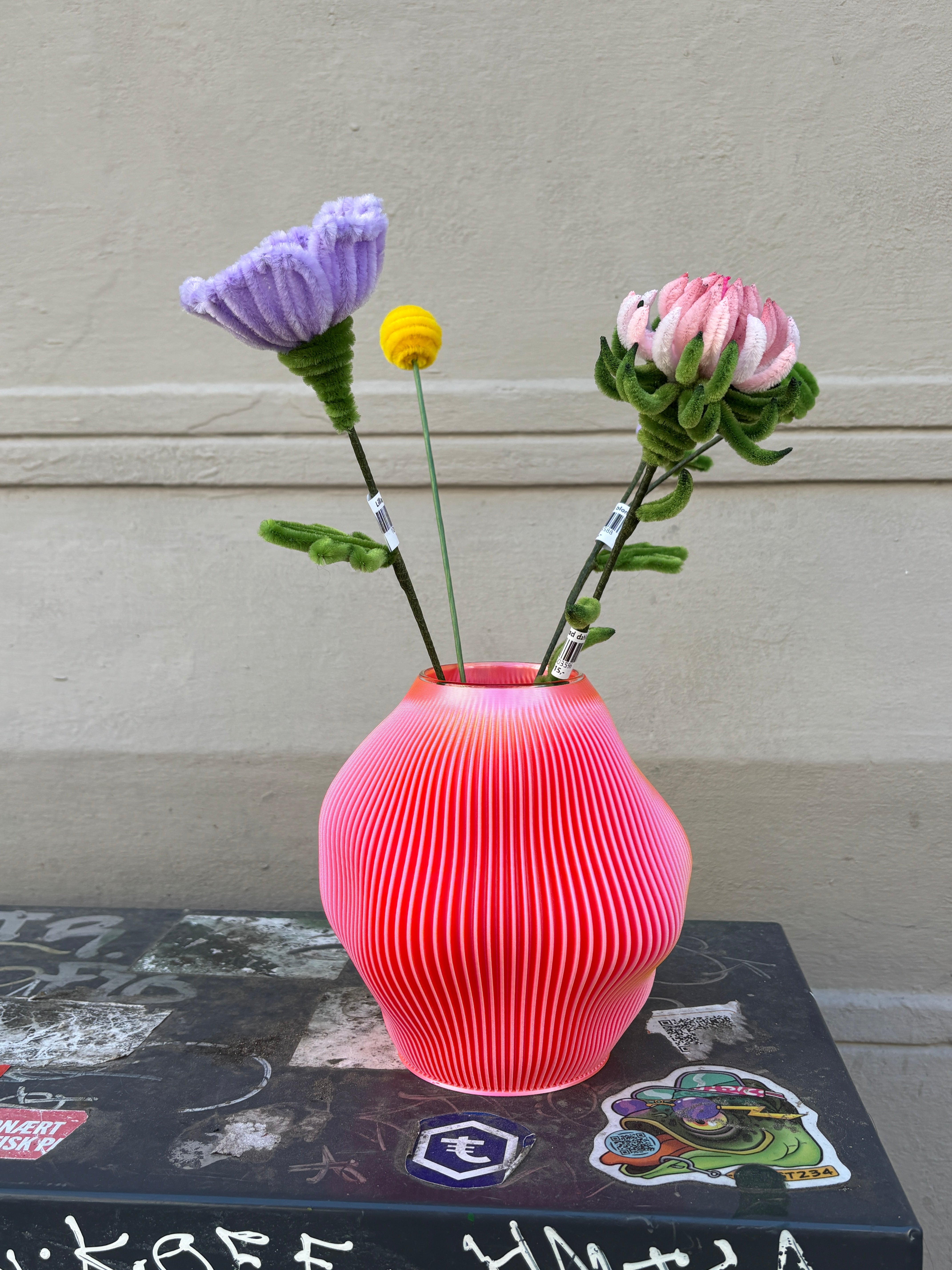 3D print vase - Rose gold
