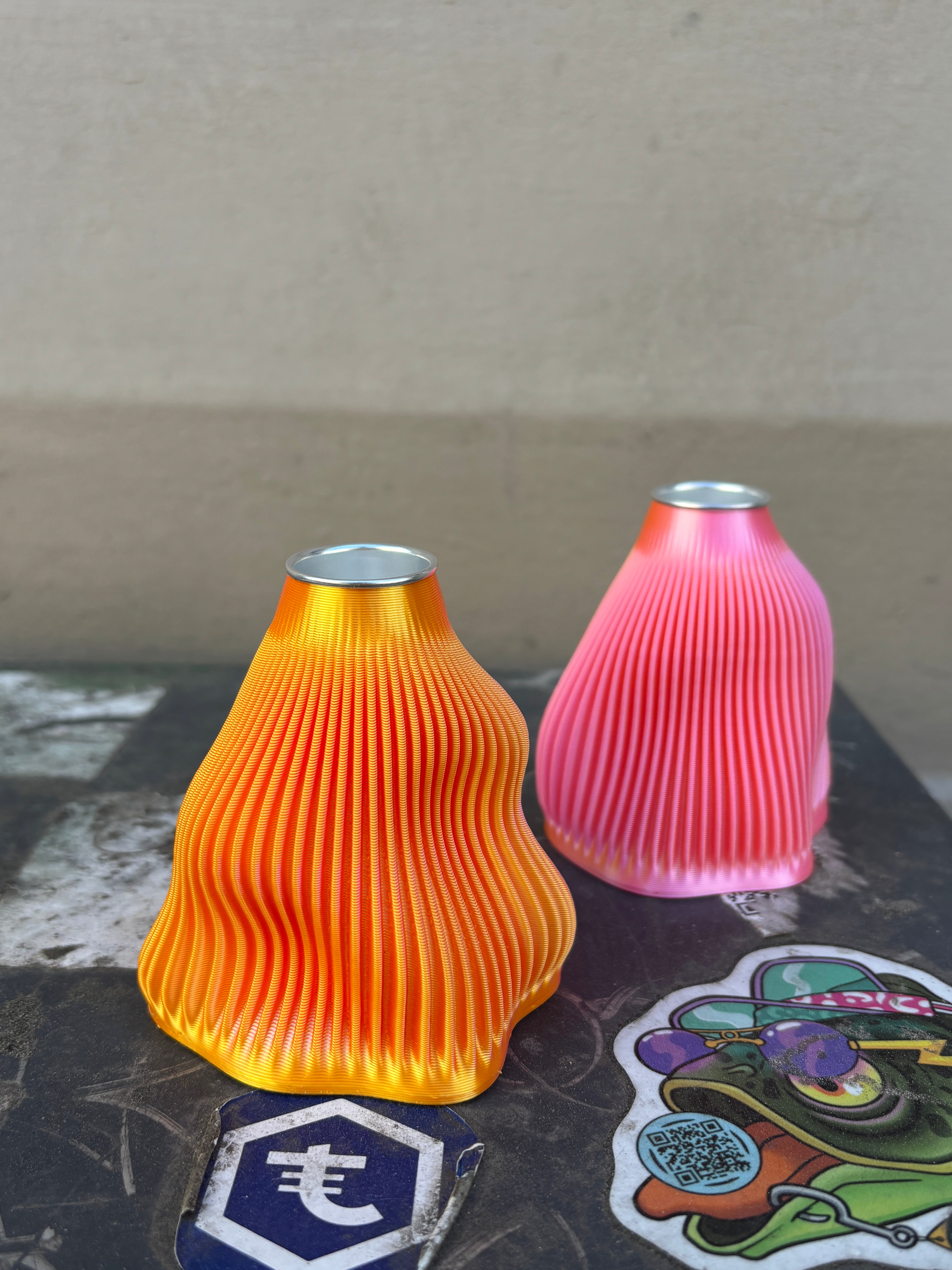 3D print candle holder - Rose Gold
