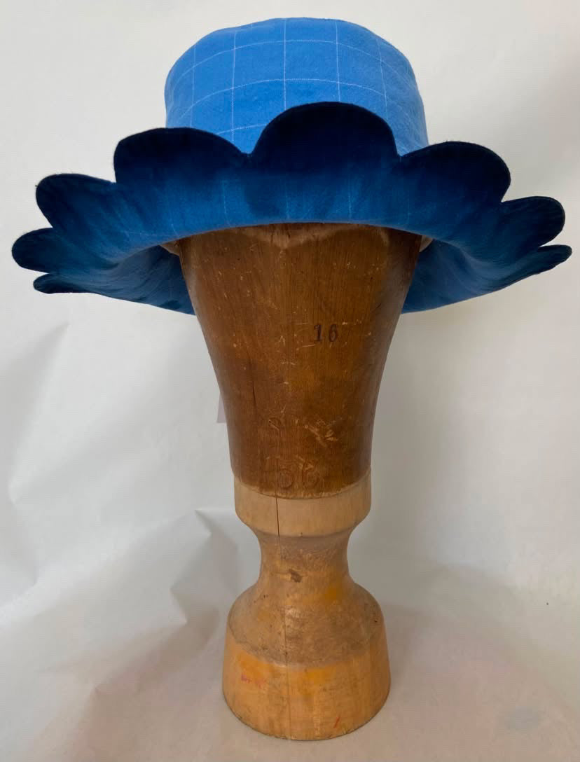 Blomsterhat - Blå