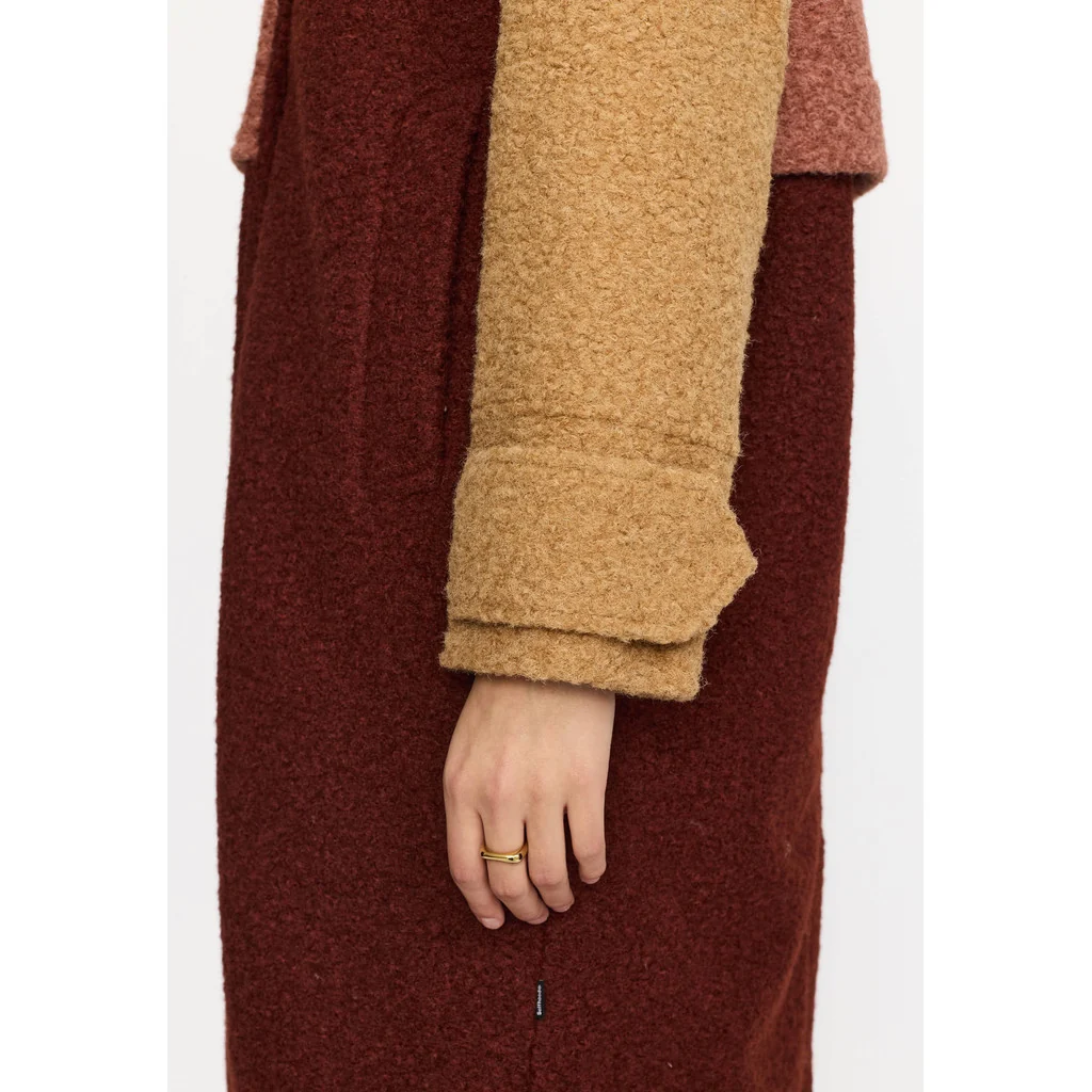Block tenchcoat - rust