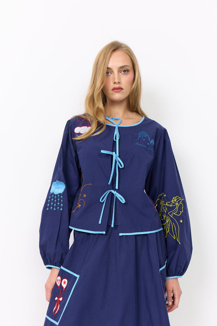 Nicole Shirt - Navy
