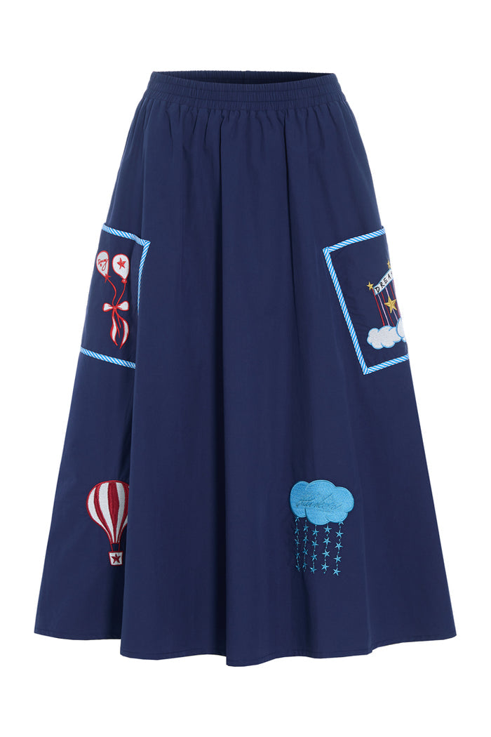 Nicole Skirt - Navy