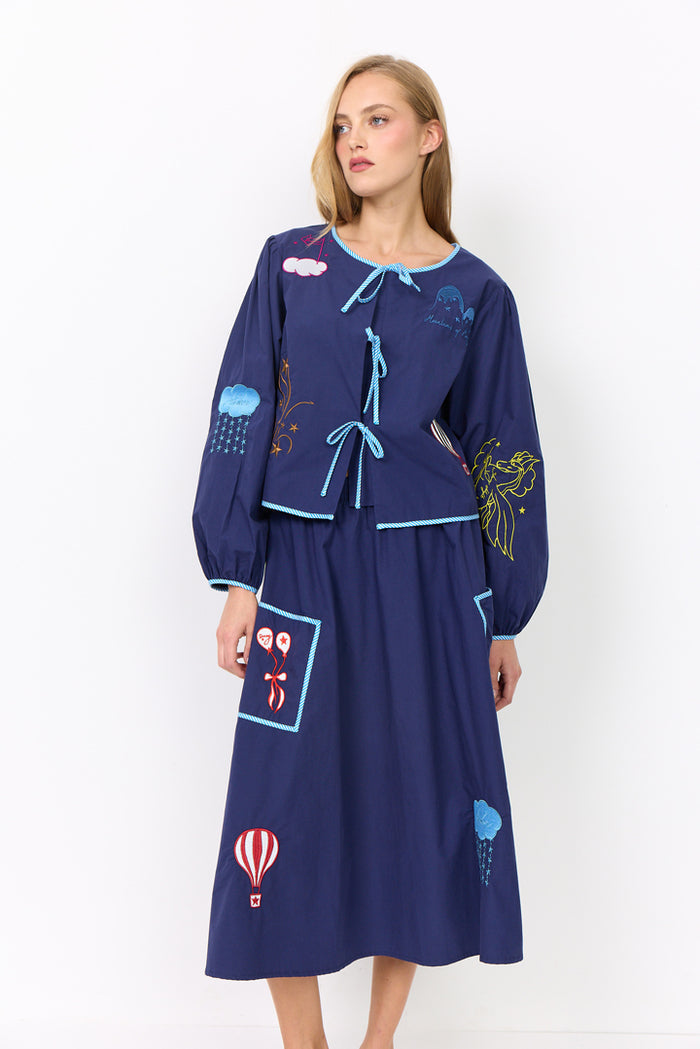 Nicole Skirt - Navy