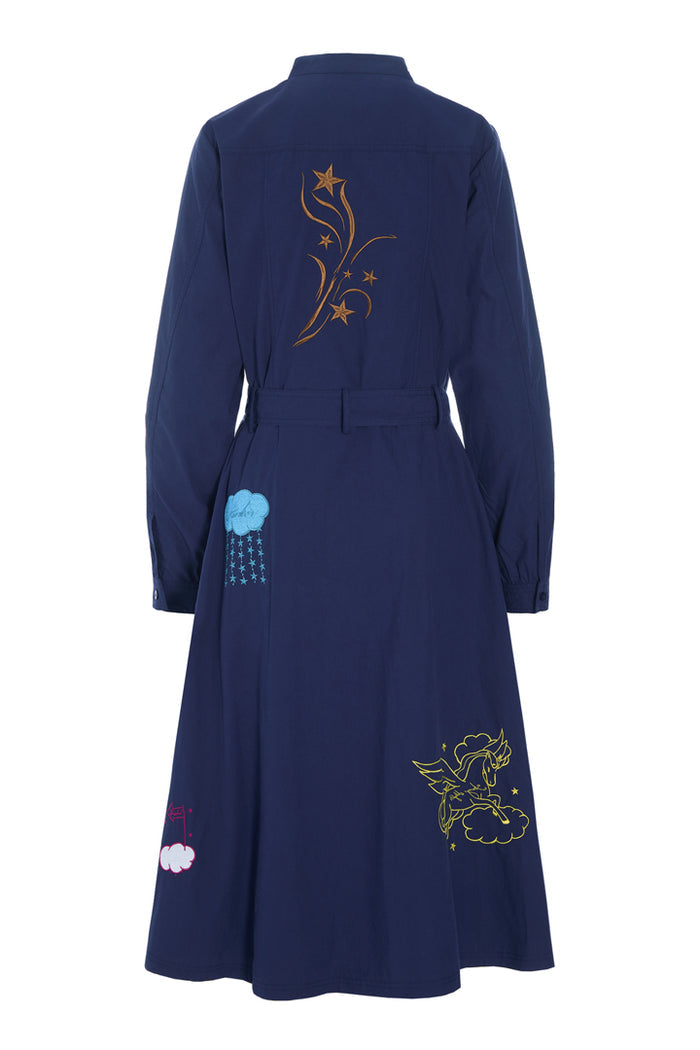 Nicole Dress - Navy