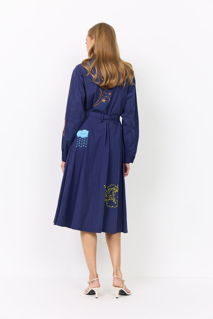 Nicole Dress - Navy