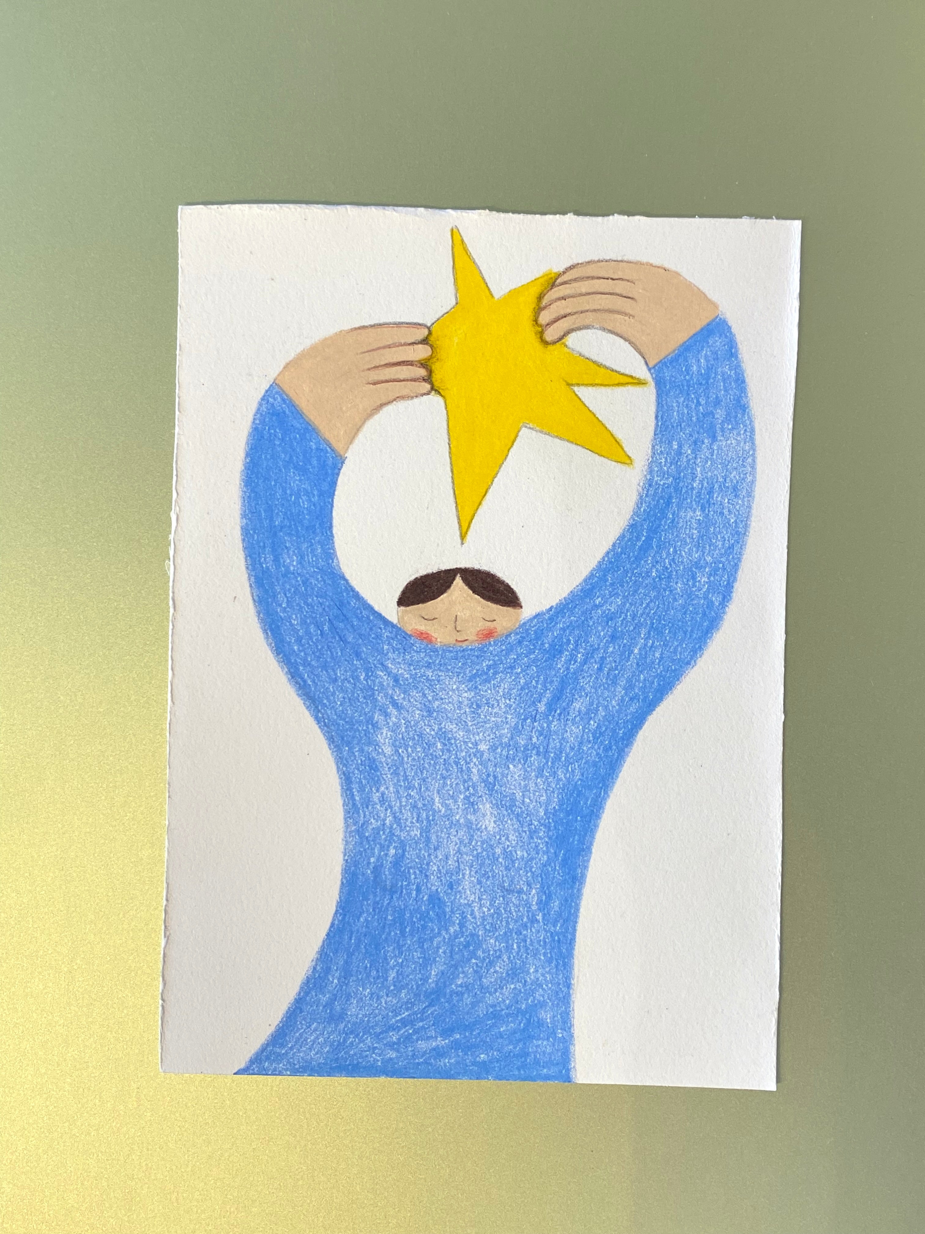 Star - Original tegning A6