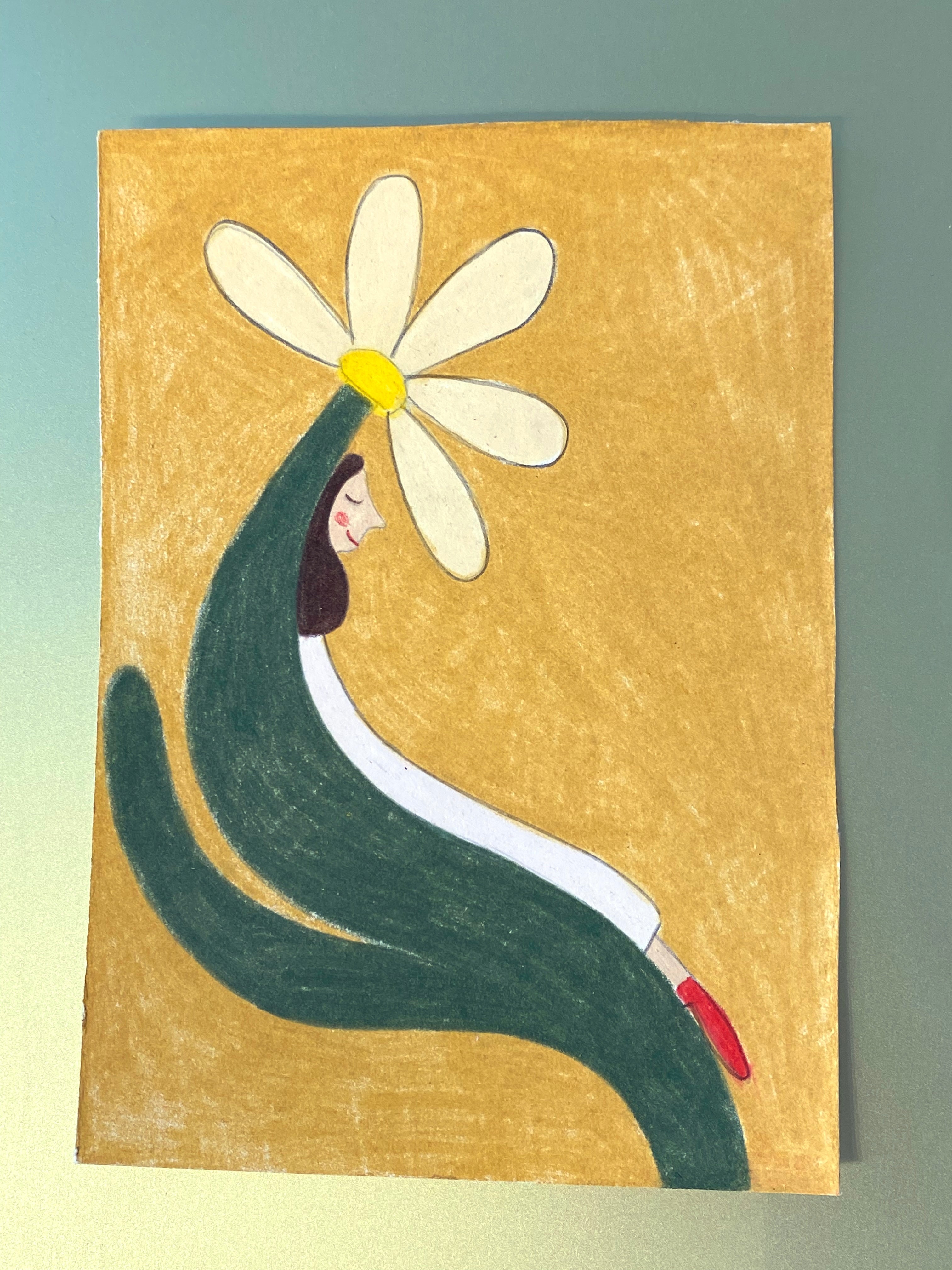Flower - Original tegning A6