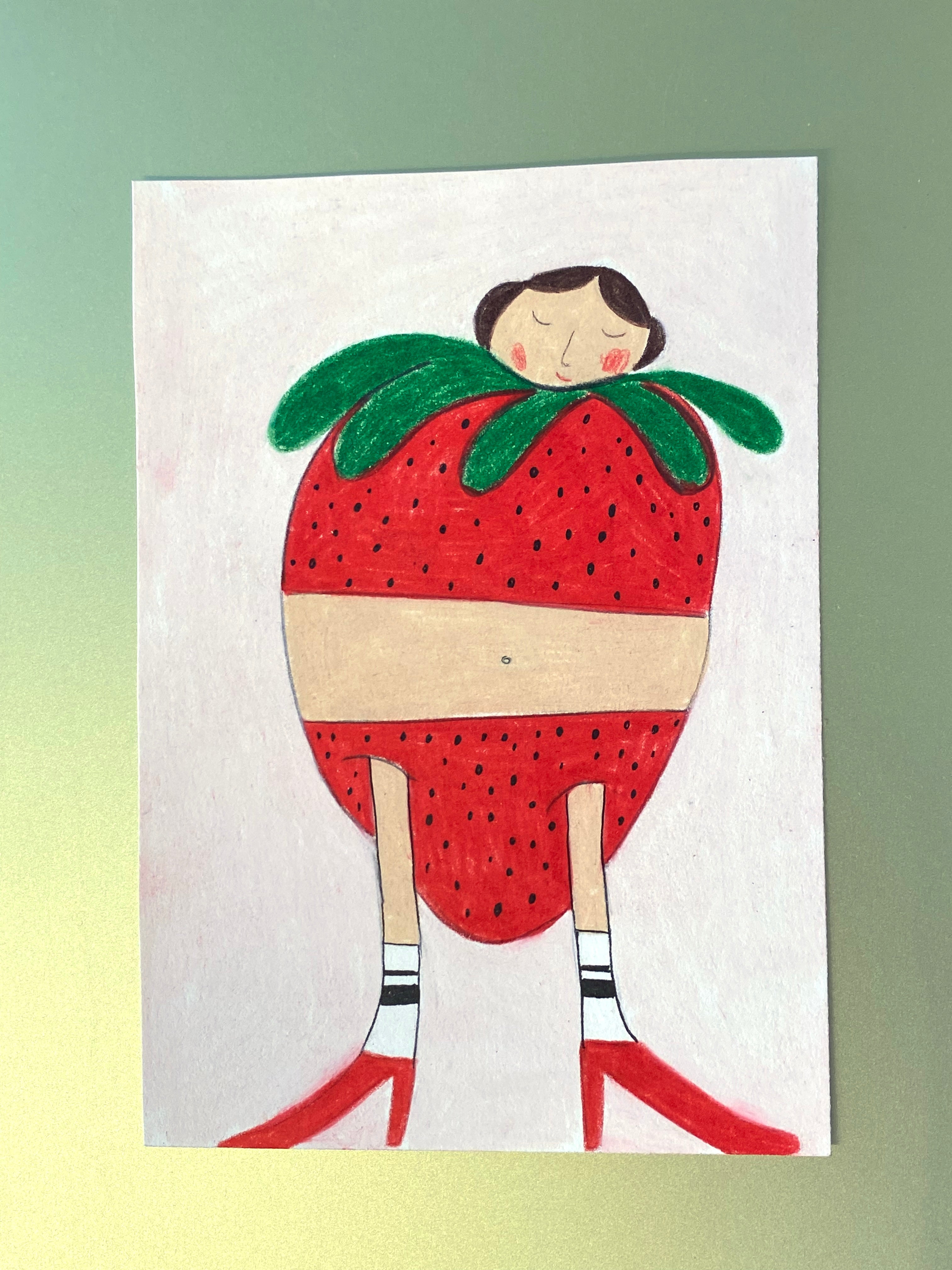 Berry suit - Original tegning A6
