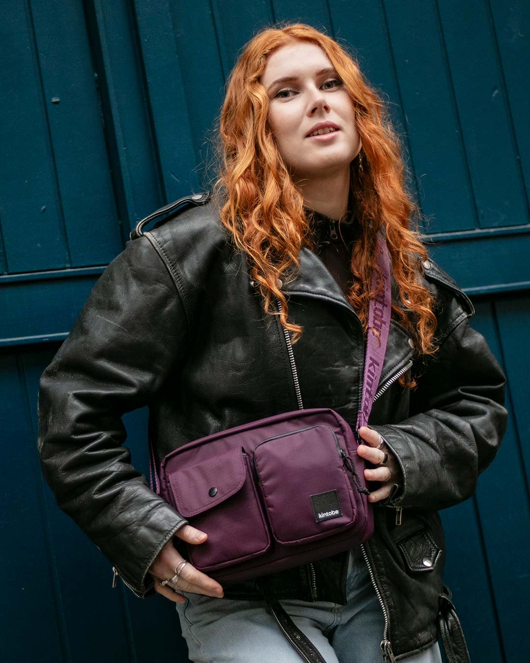 MILES Crossbody taske - Deep Aubergine