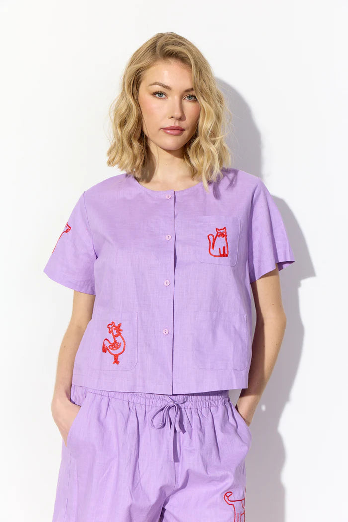 Nina Shirt - Lavender
