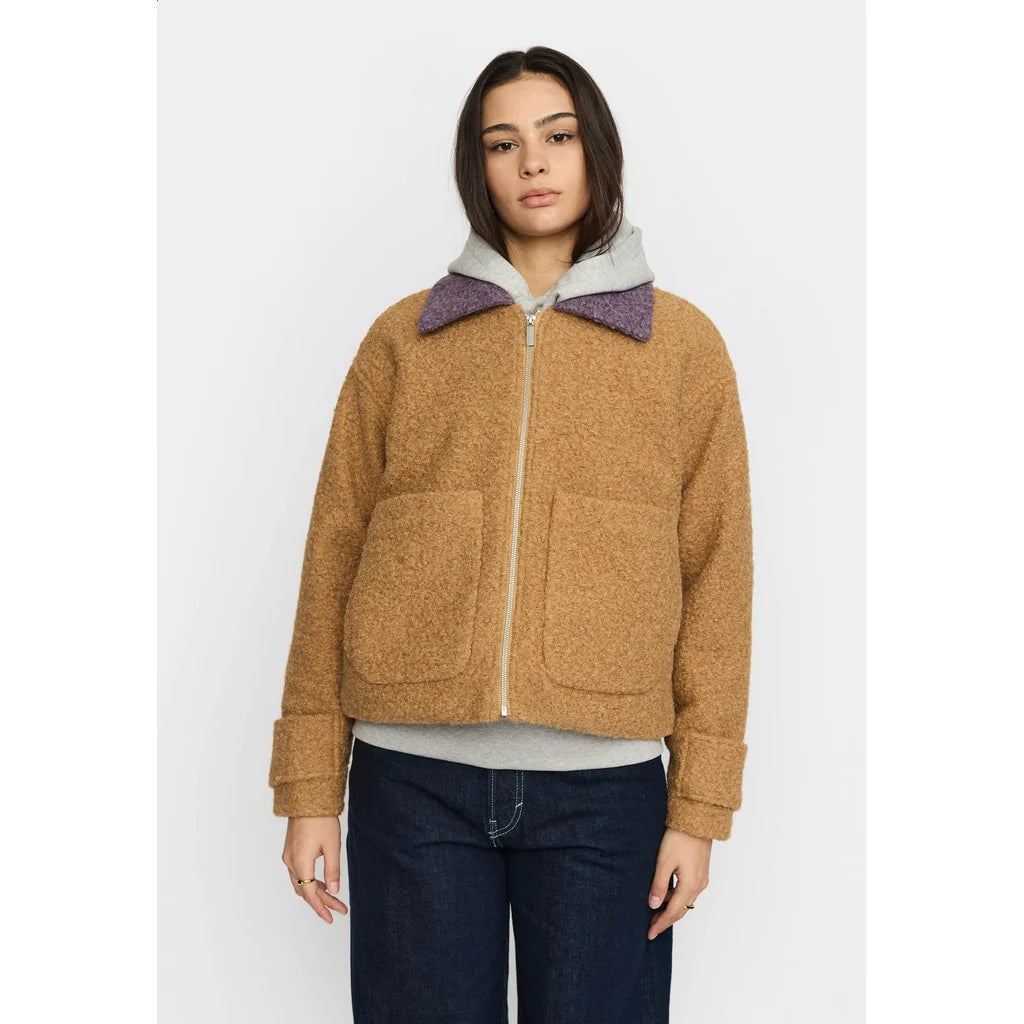 Short Jacket, Camel
