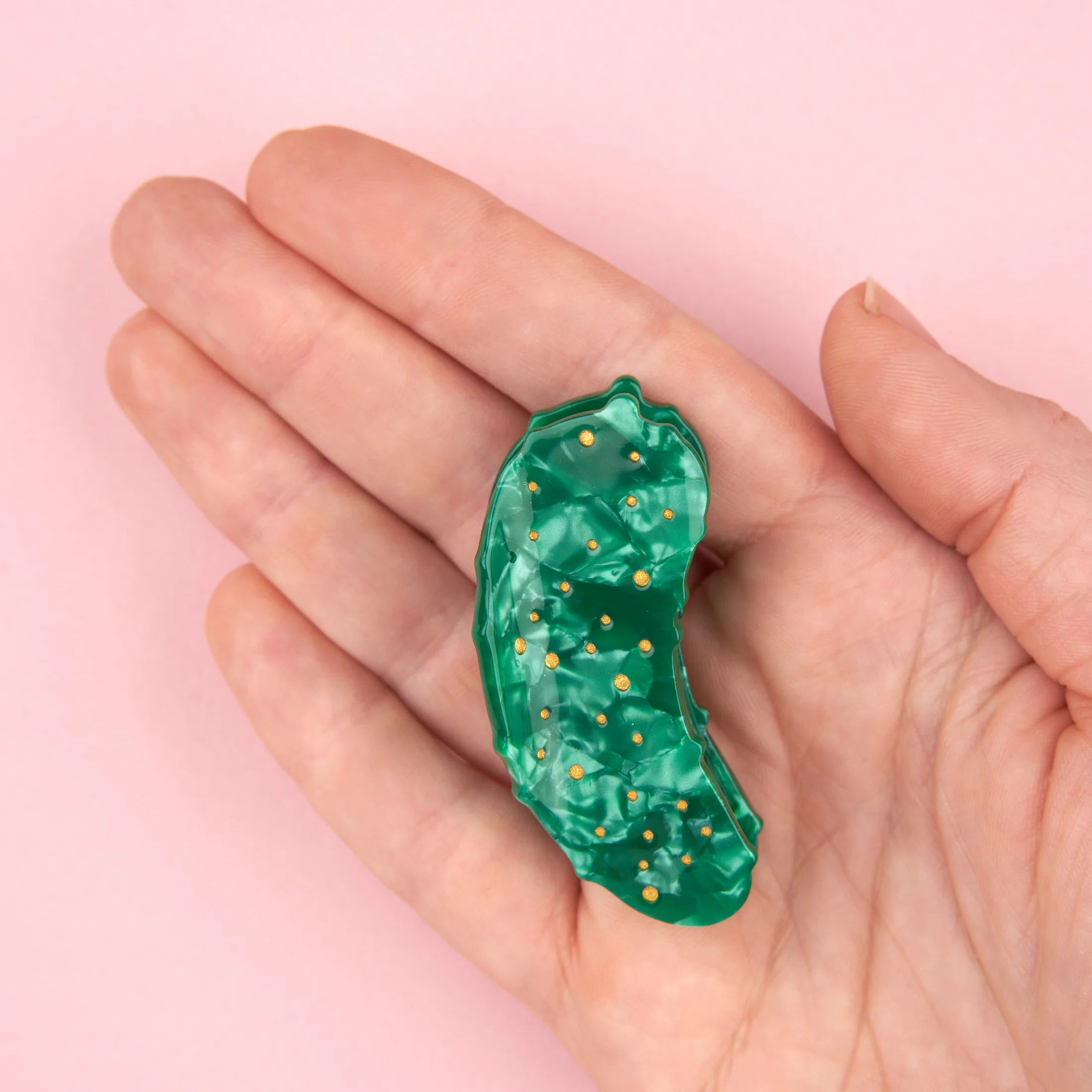 Mini pickle hårklemme