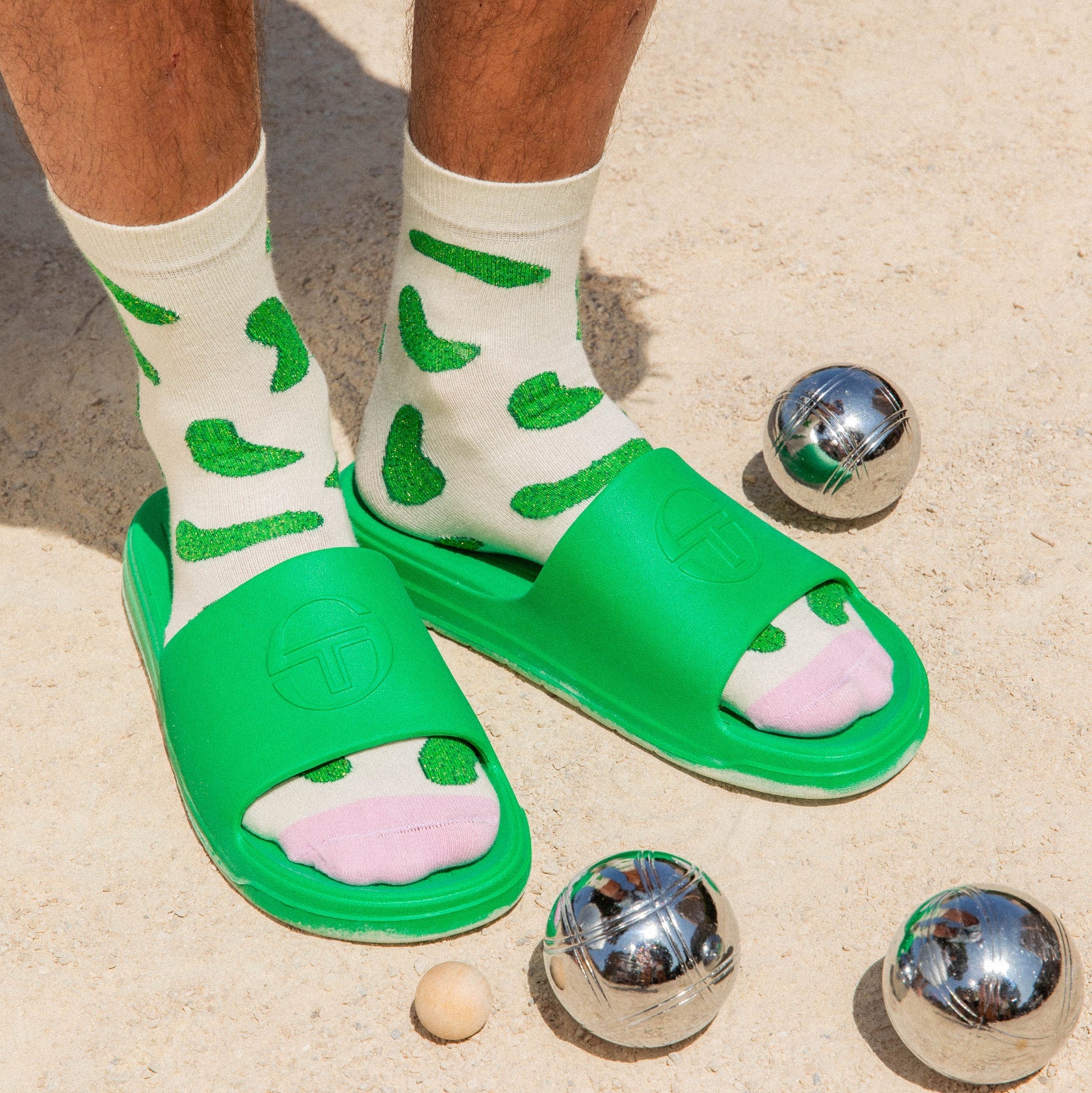 Pickle glitter sokker