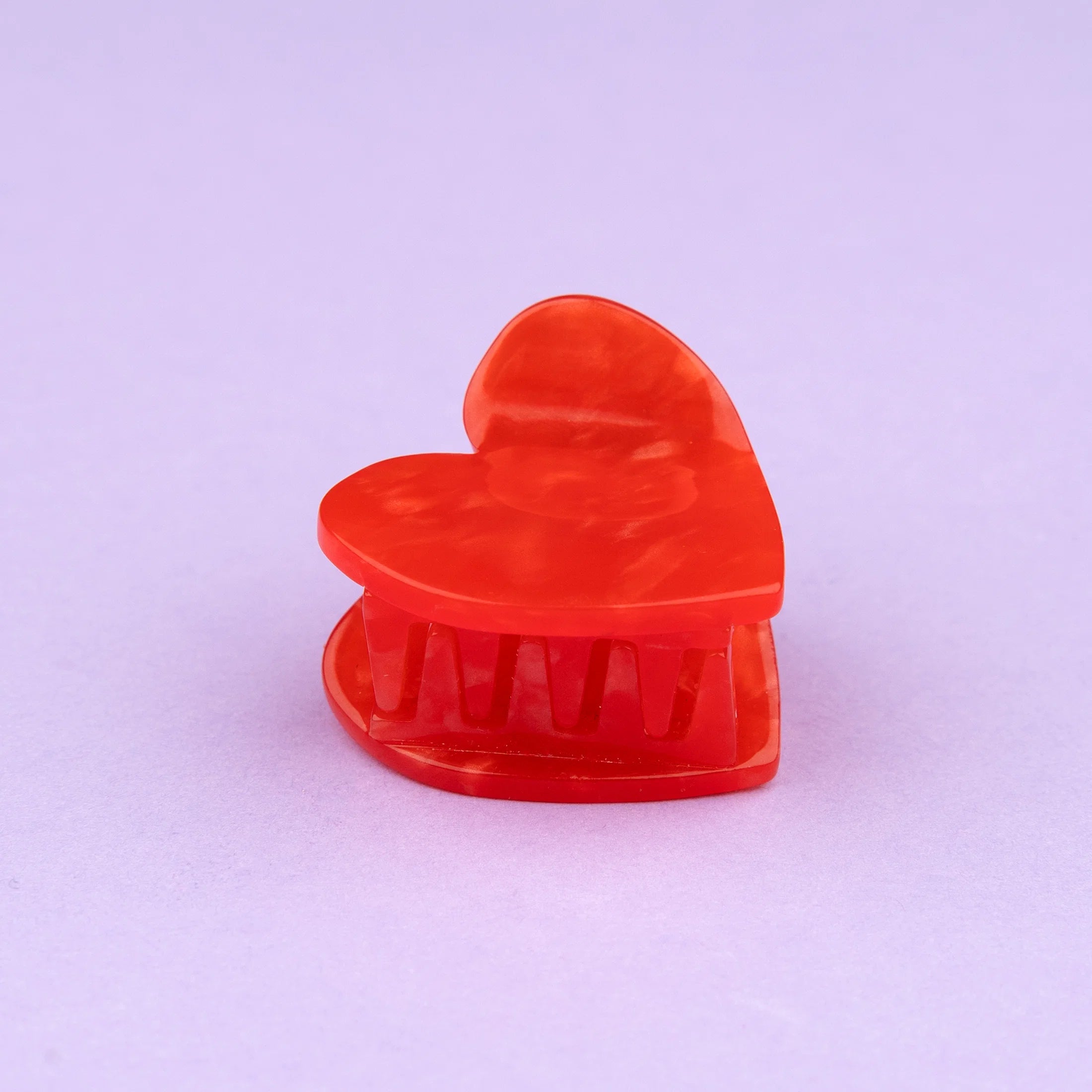 Mini Hjerte hårklemme