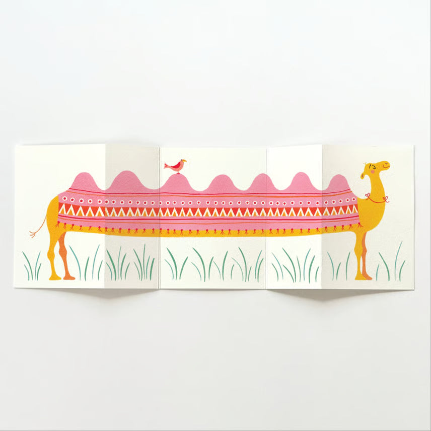 Kunstnerkort A6, Kamel harmonikakort