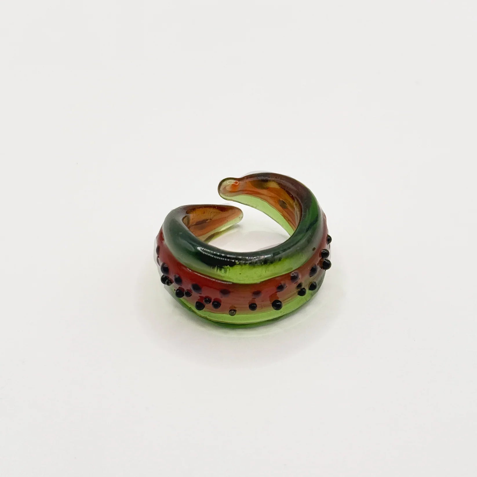 Glas ring - Flat - pitaya