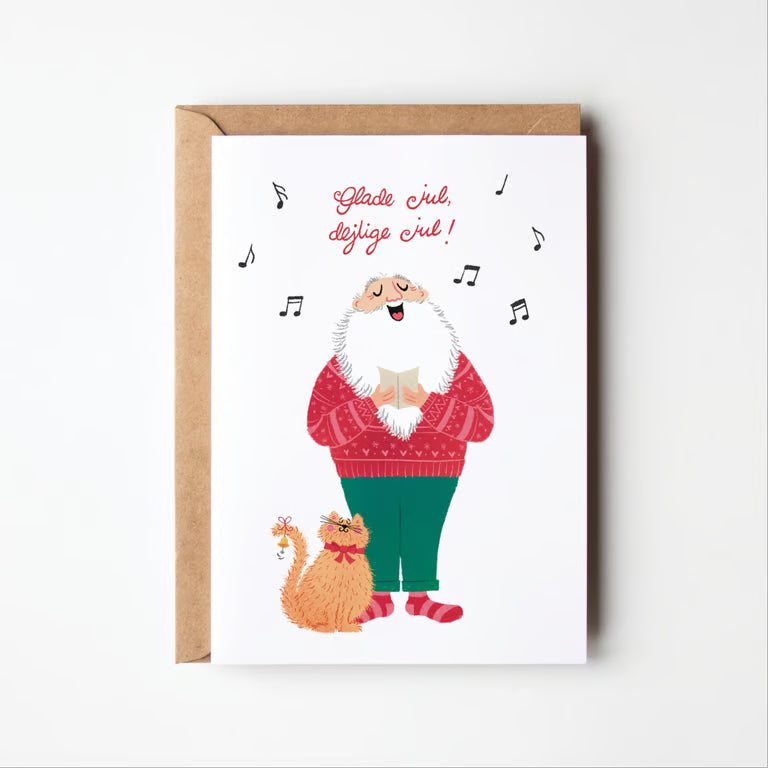 Kunstnerkort A6, Glade Jul